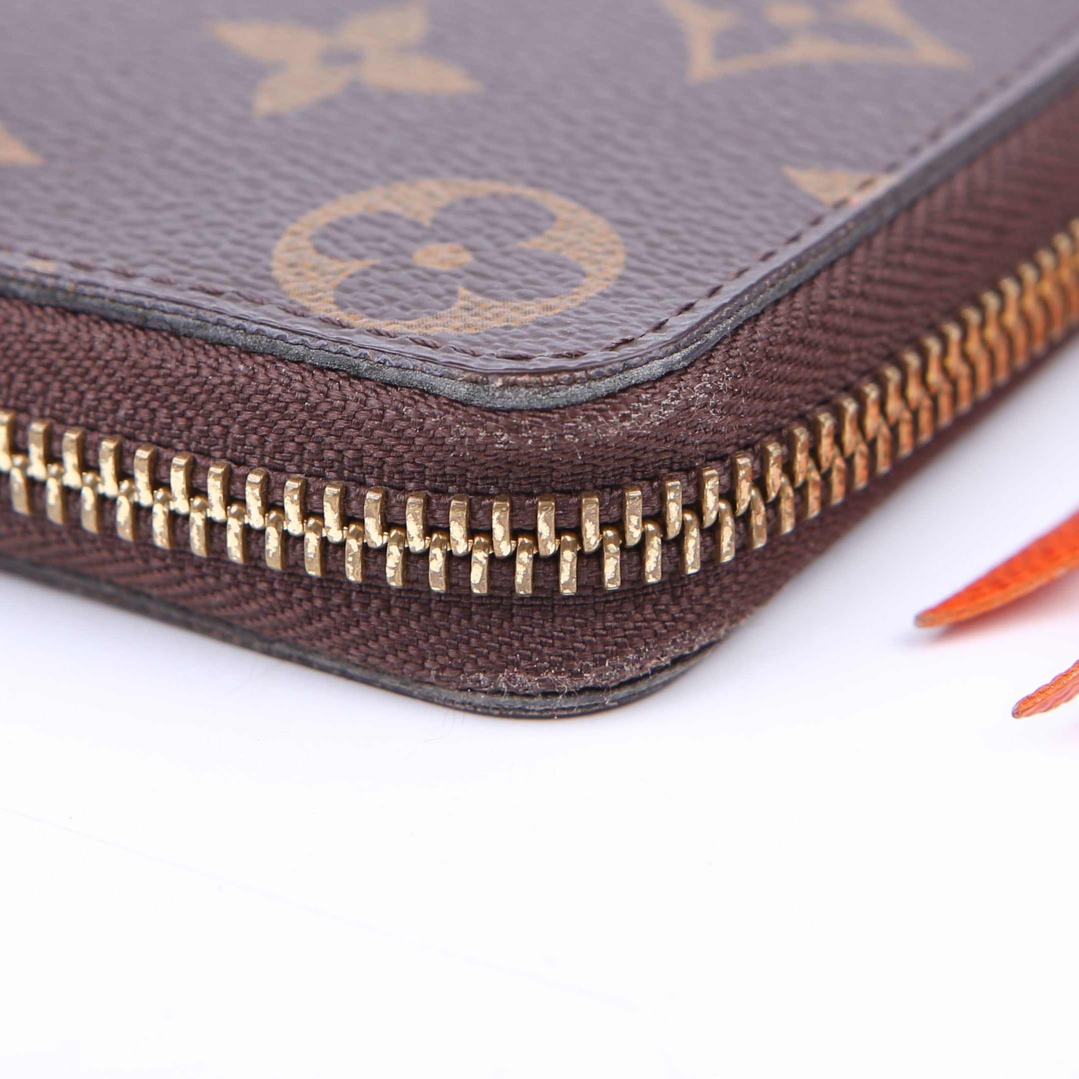Louis Vuitton Clemence Wallet Monogram Orange