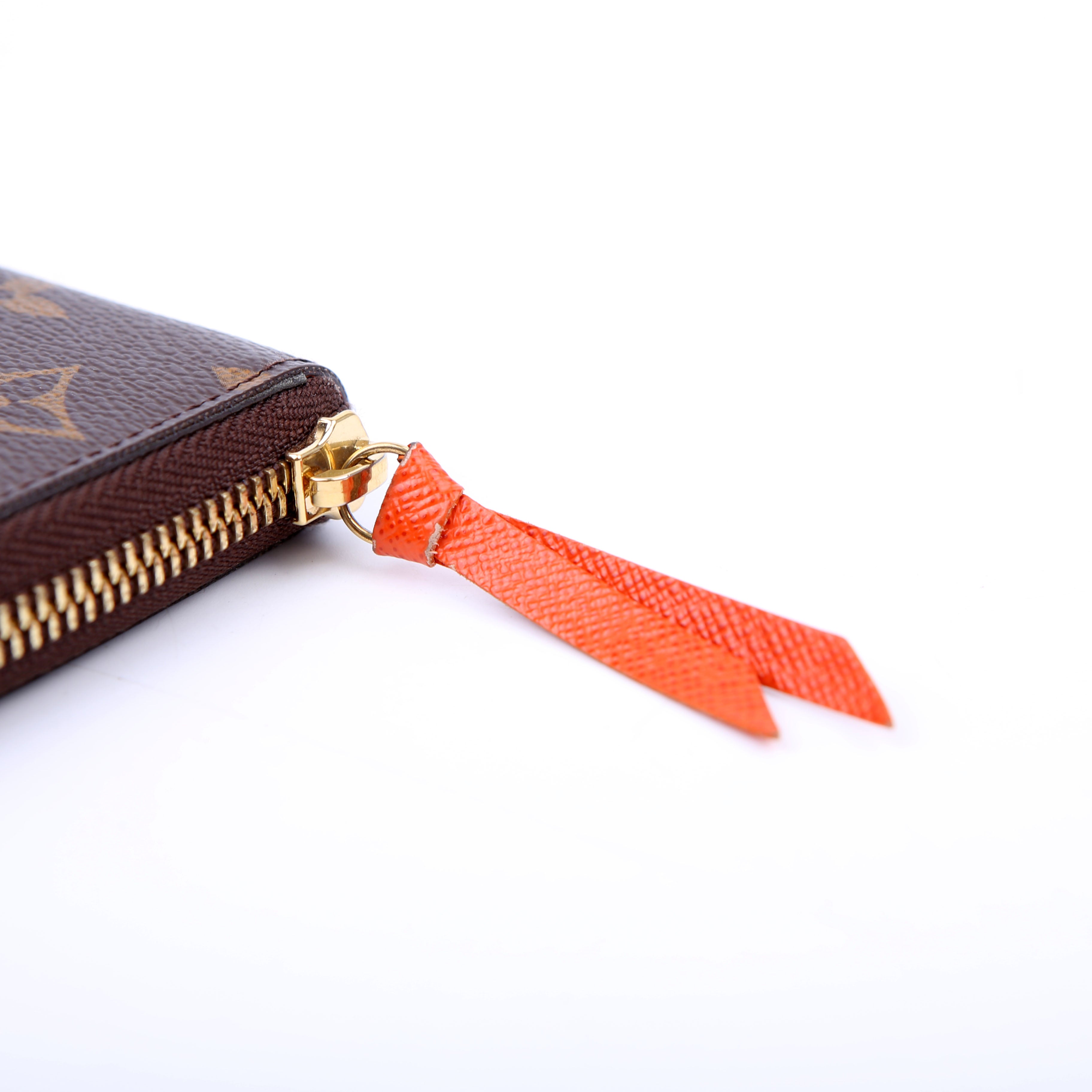 Louis Vuitton Clemence Wallet Monogram Orange