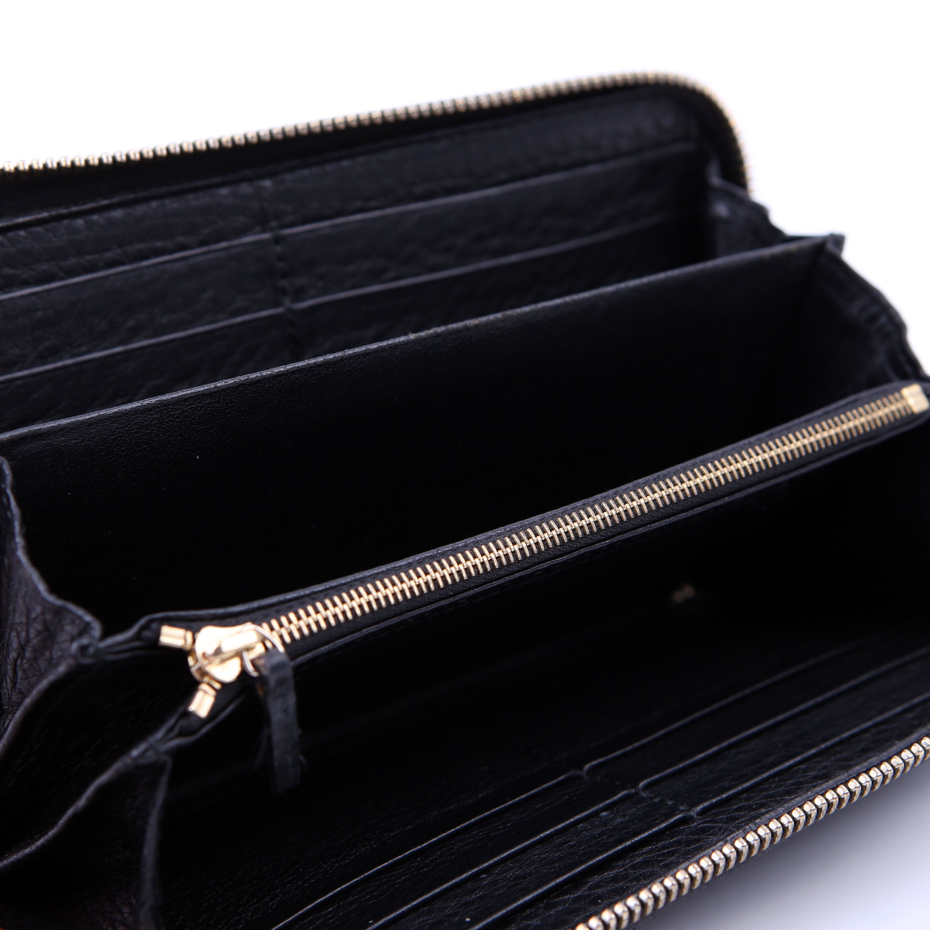 Gucci 308004 Python Zippy Wallet Black