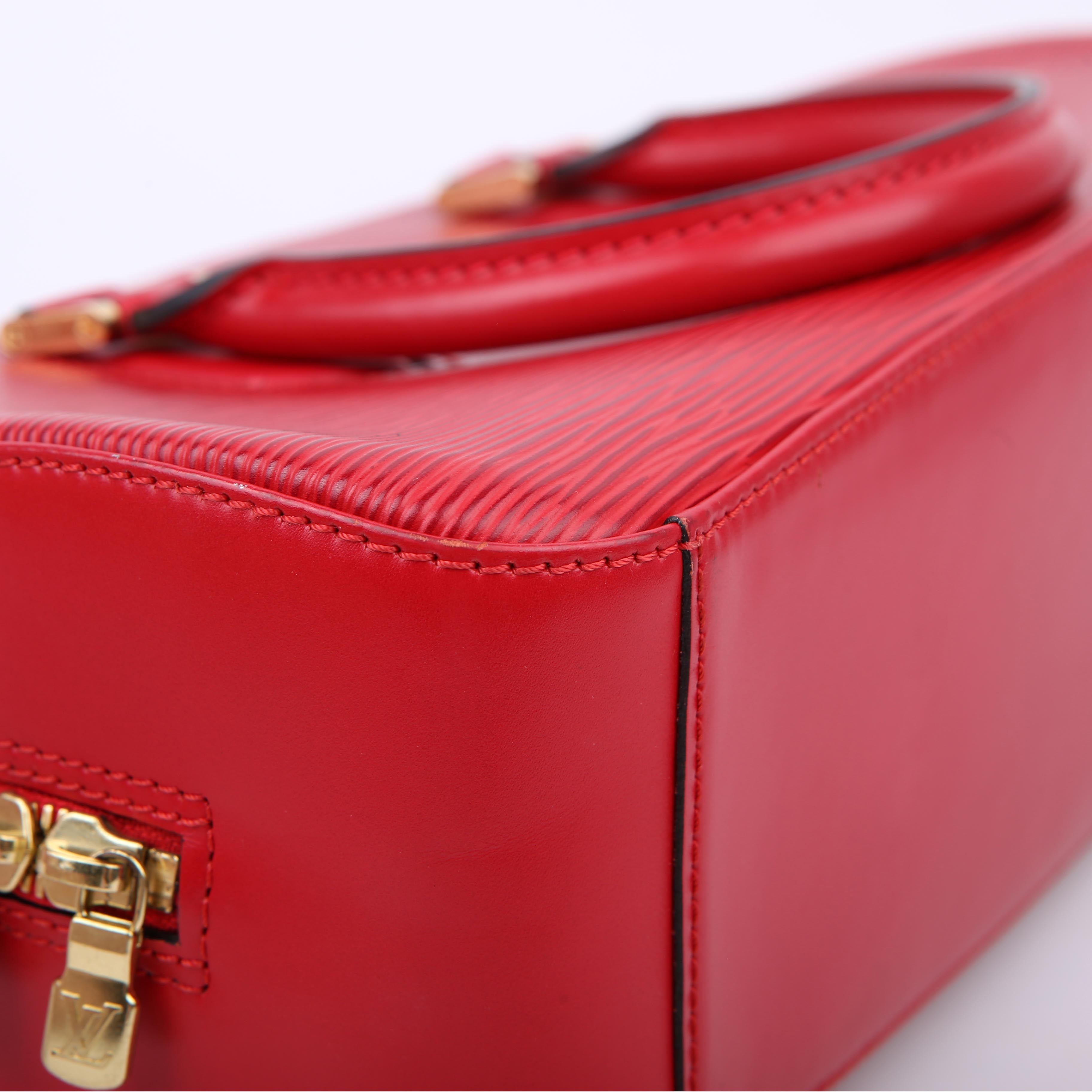 Louis Vuitton Jasmin Epi Red