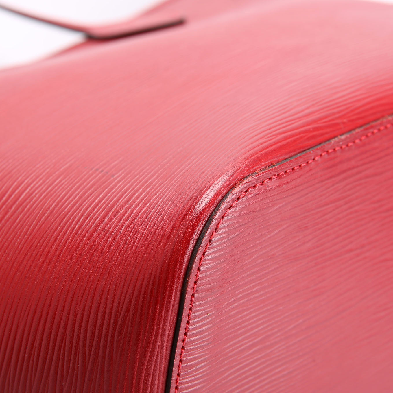 Louis Vuitton Neverfull With Wallet MM Epi Leather Red