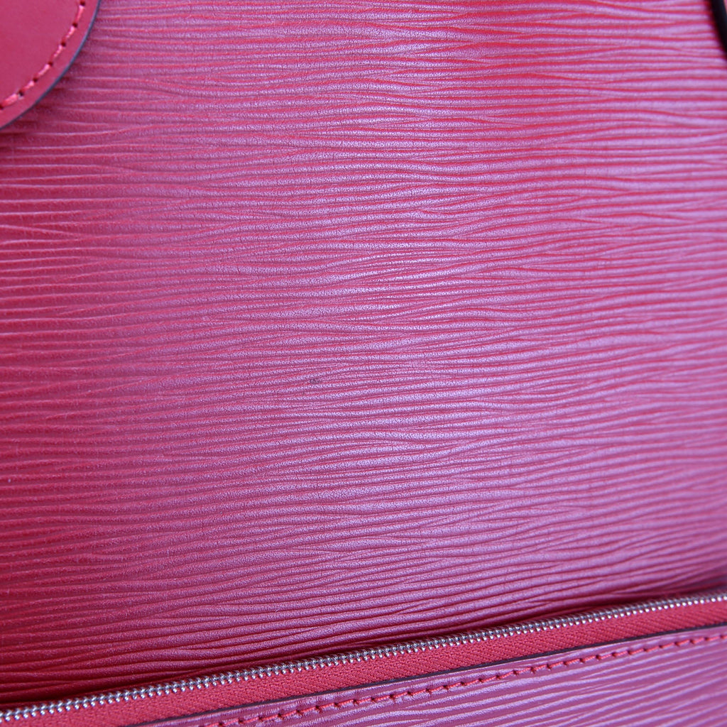 Louis Vuitton Neverfull With Wallet MM Epi Leather Red