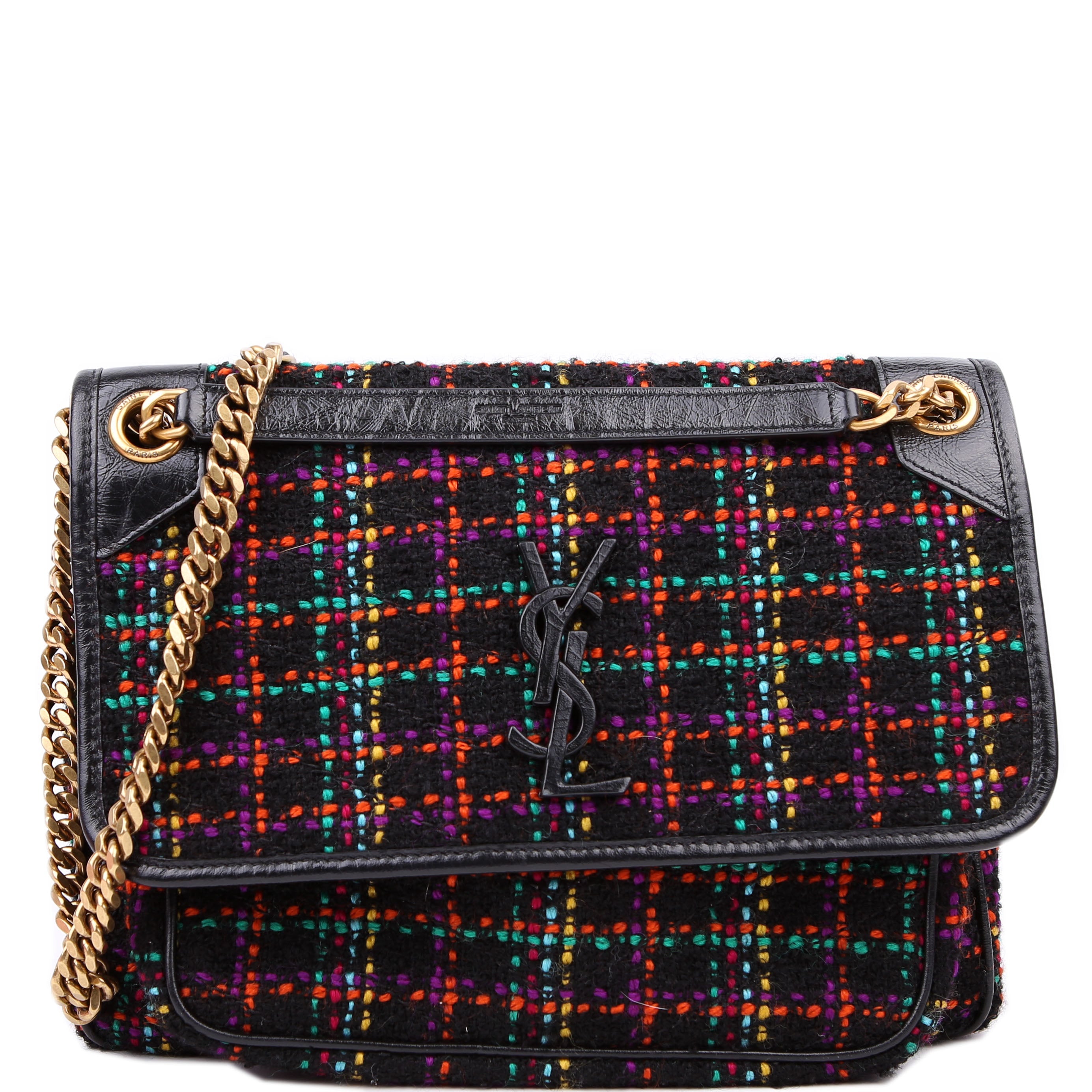 Saint Laurent Niki Medium Tweed Multicolor