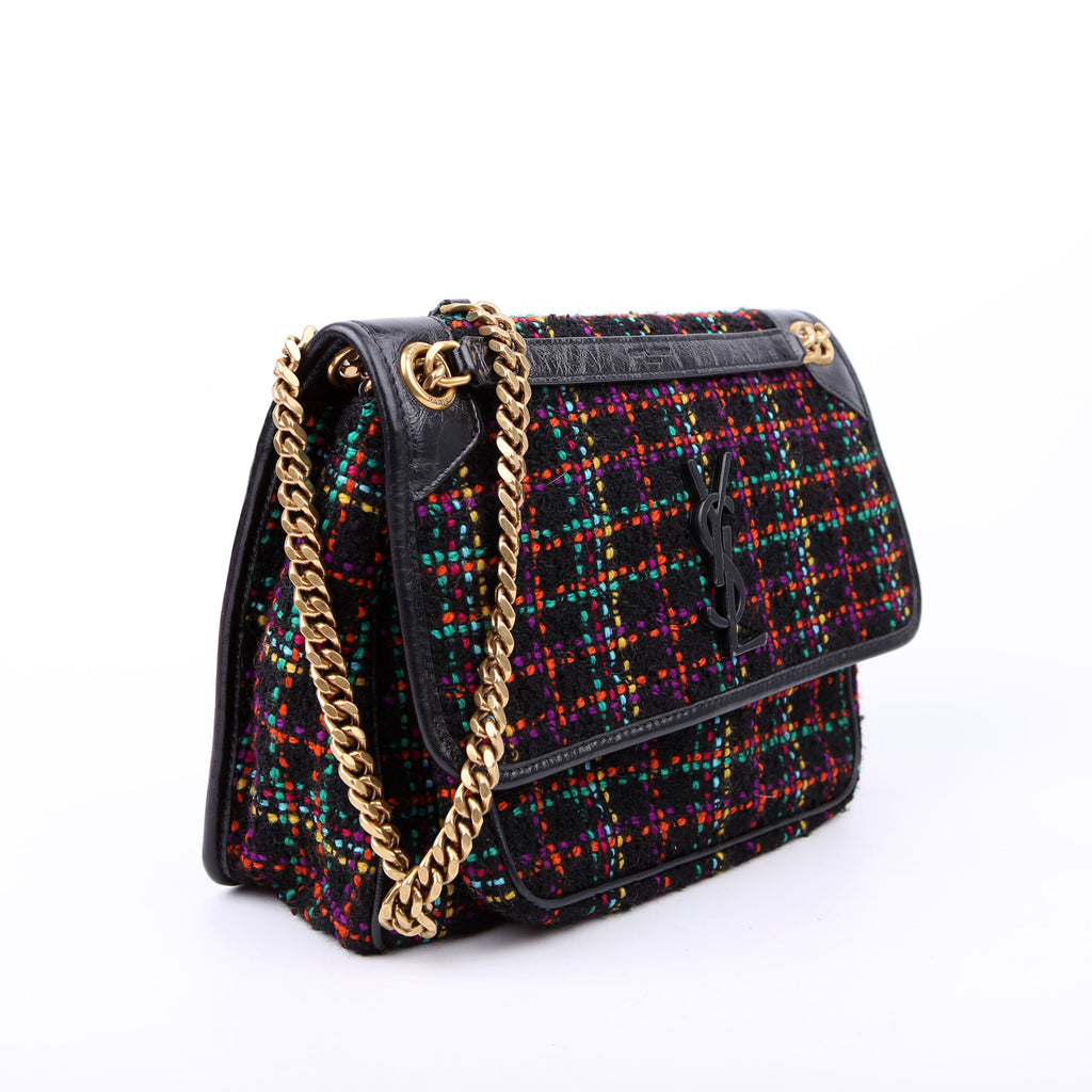 Saint Laurent Niki Medium Tweed Multicolor
