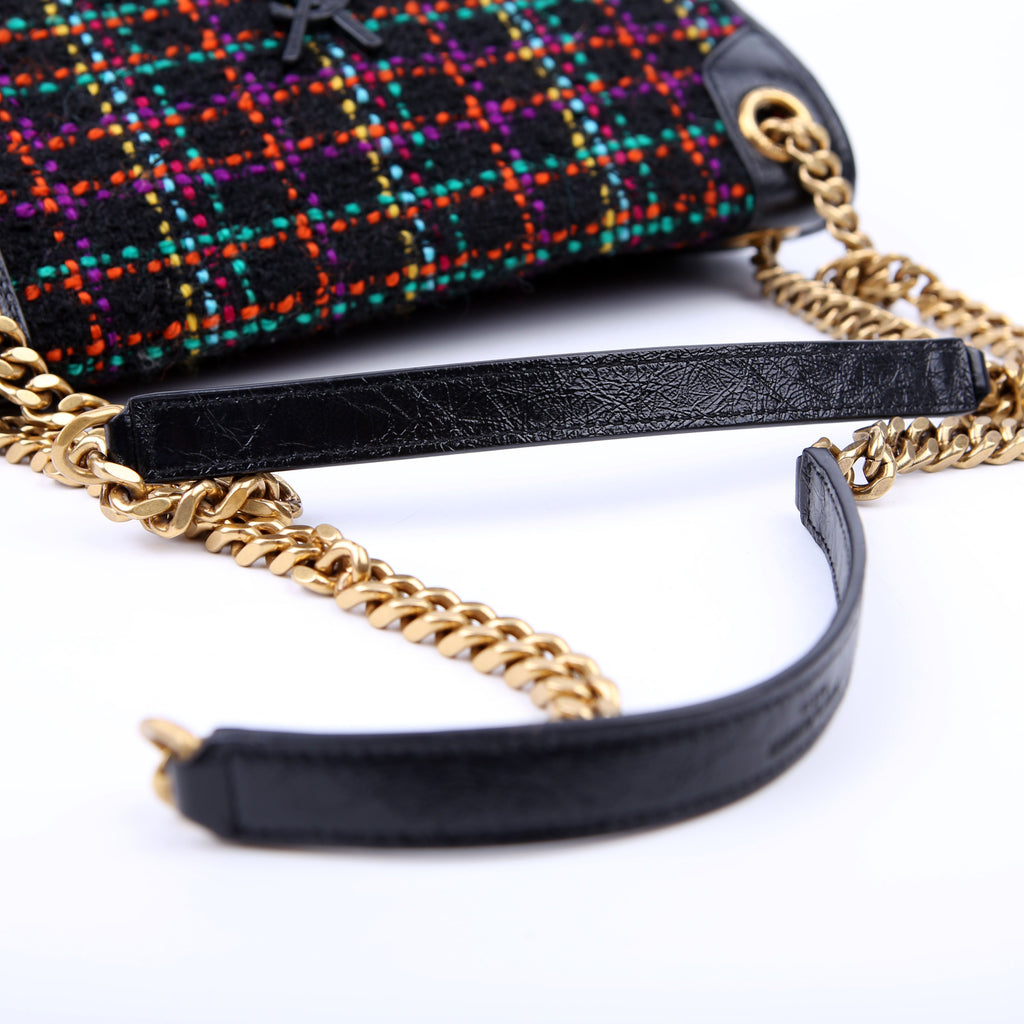 Saint Laurent Niki Medium Tweed Multicolor