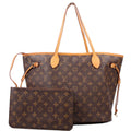 Louis Vuitton Neverfull with Wallet MM Monogram