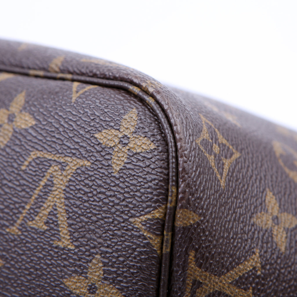 Louis Vuitton Neverfull with Wallet MM Monogram