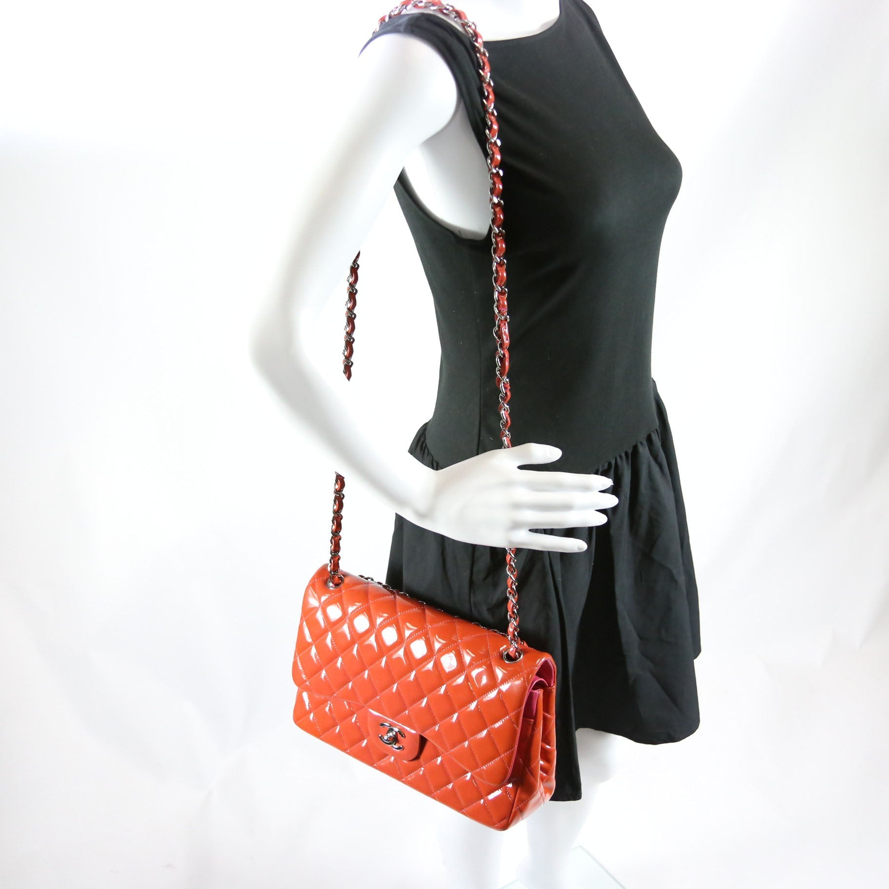 Chanel Classic Flap Jumbo Other 19M Red/Pink