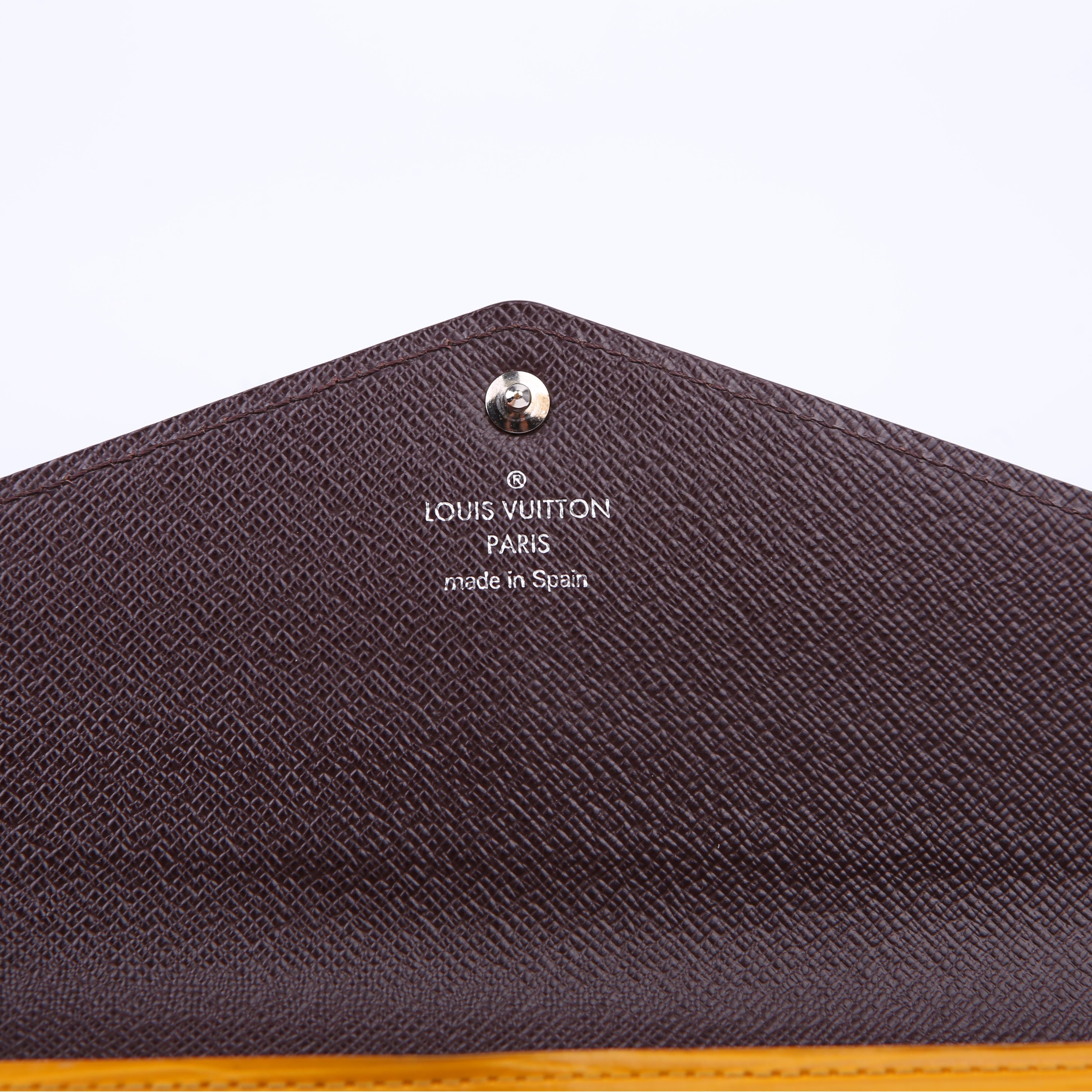 Louis Vuitton Sarah Wallet Epi Newer Purple/Yellow