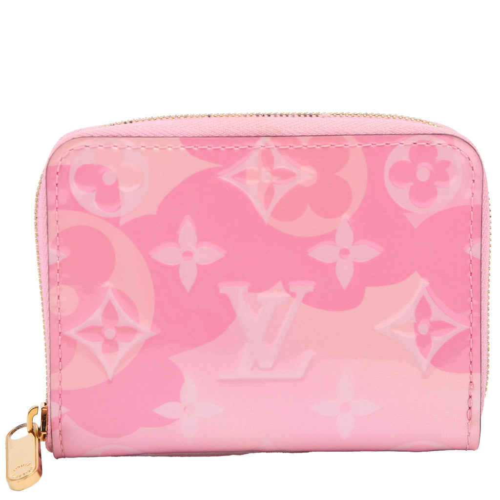 Louis Vuitton Zippy Coin Purse Valentine Vernis Pink