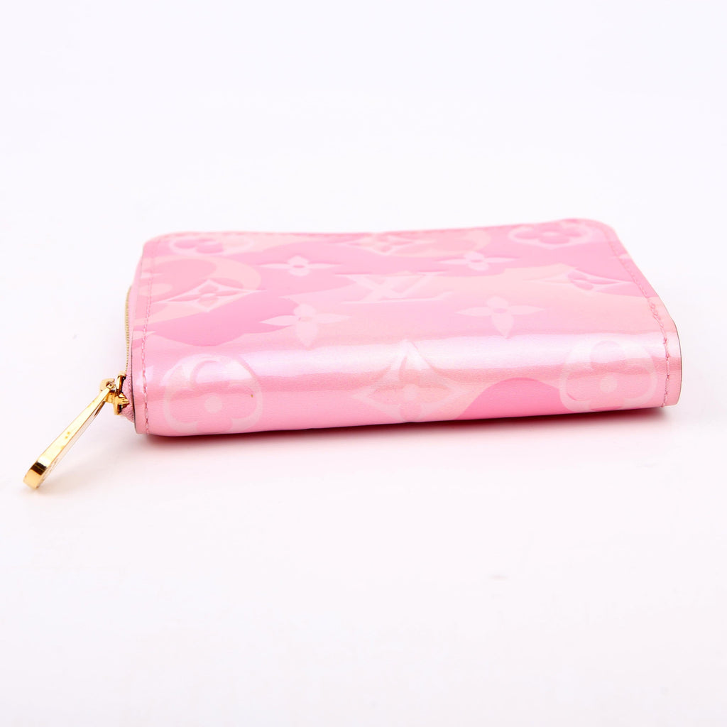 Louis Vuitton Zippy Coin Purse Valentine Vernis Pink