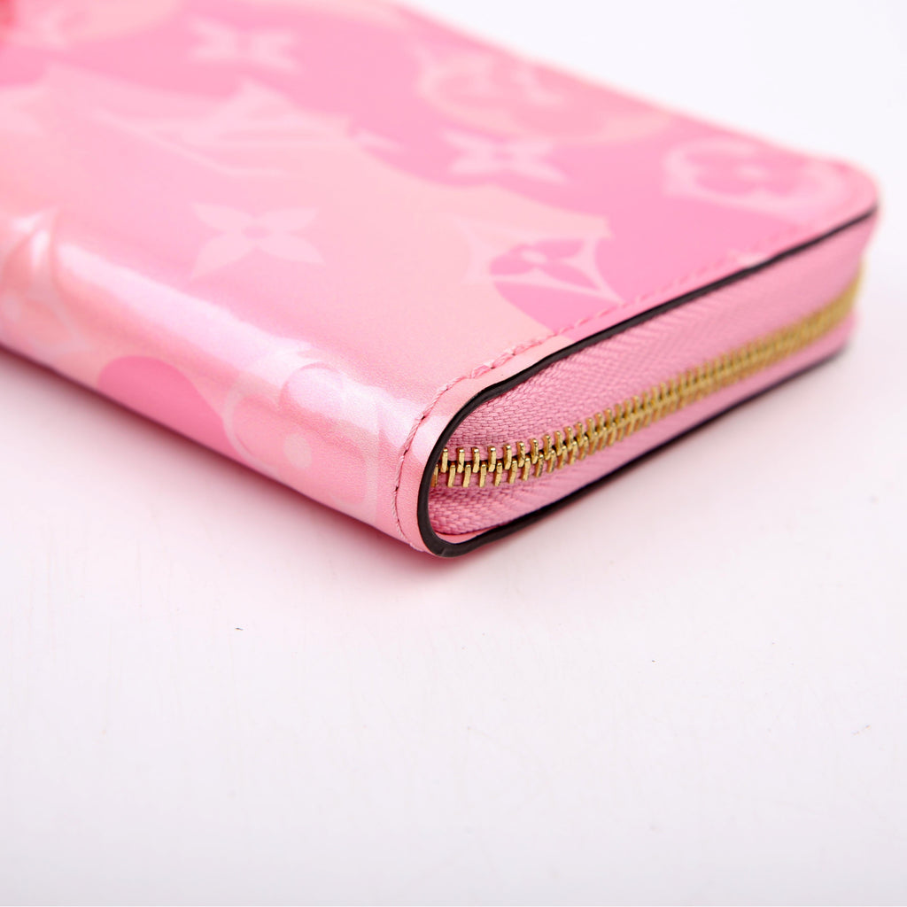 Louis Vuitton Zippy Coin Purse Valentine Vernis Pink