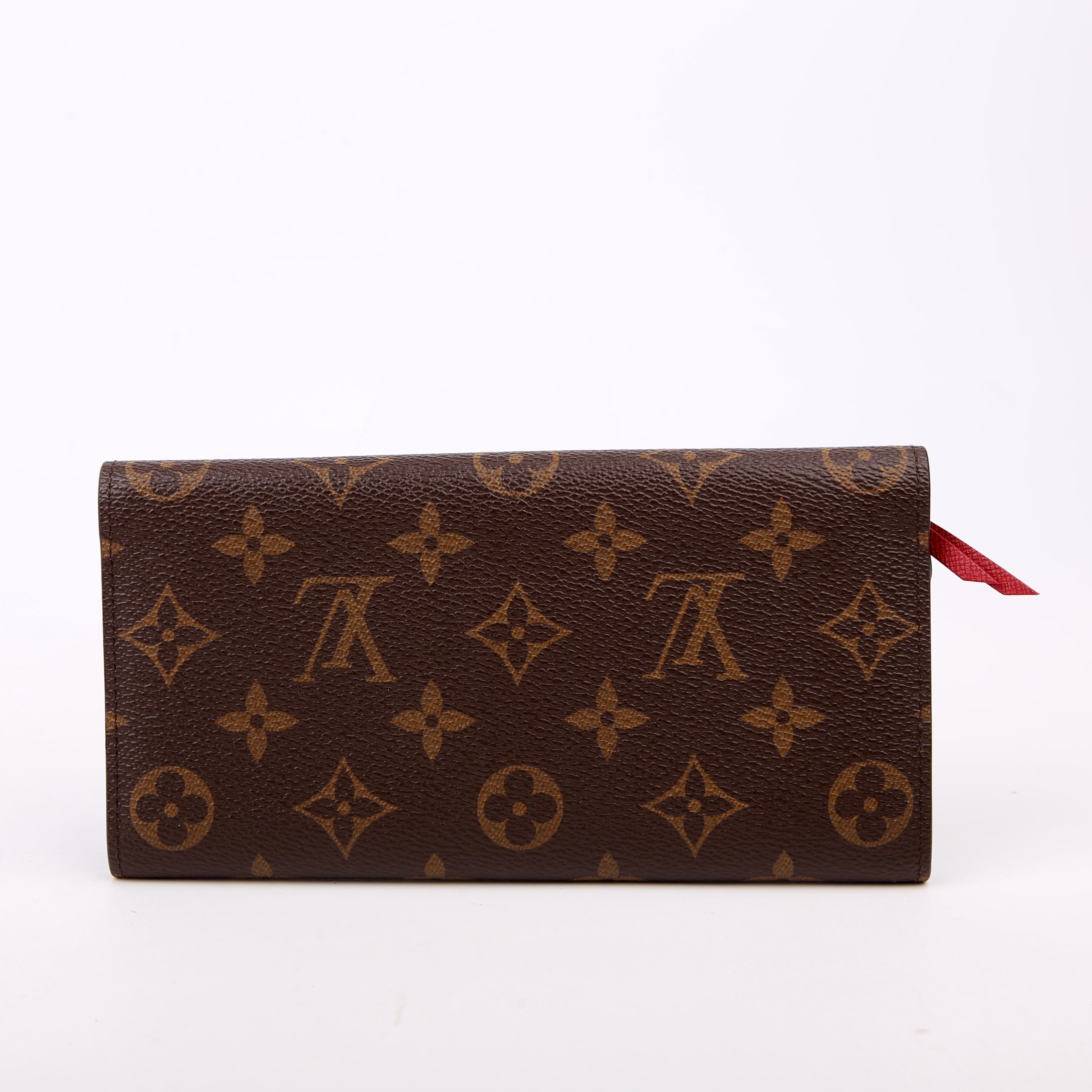 Louis Vuitton Josephine Wallet Monogram Red