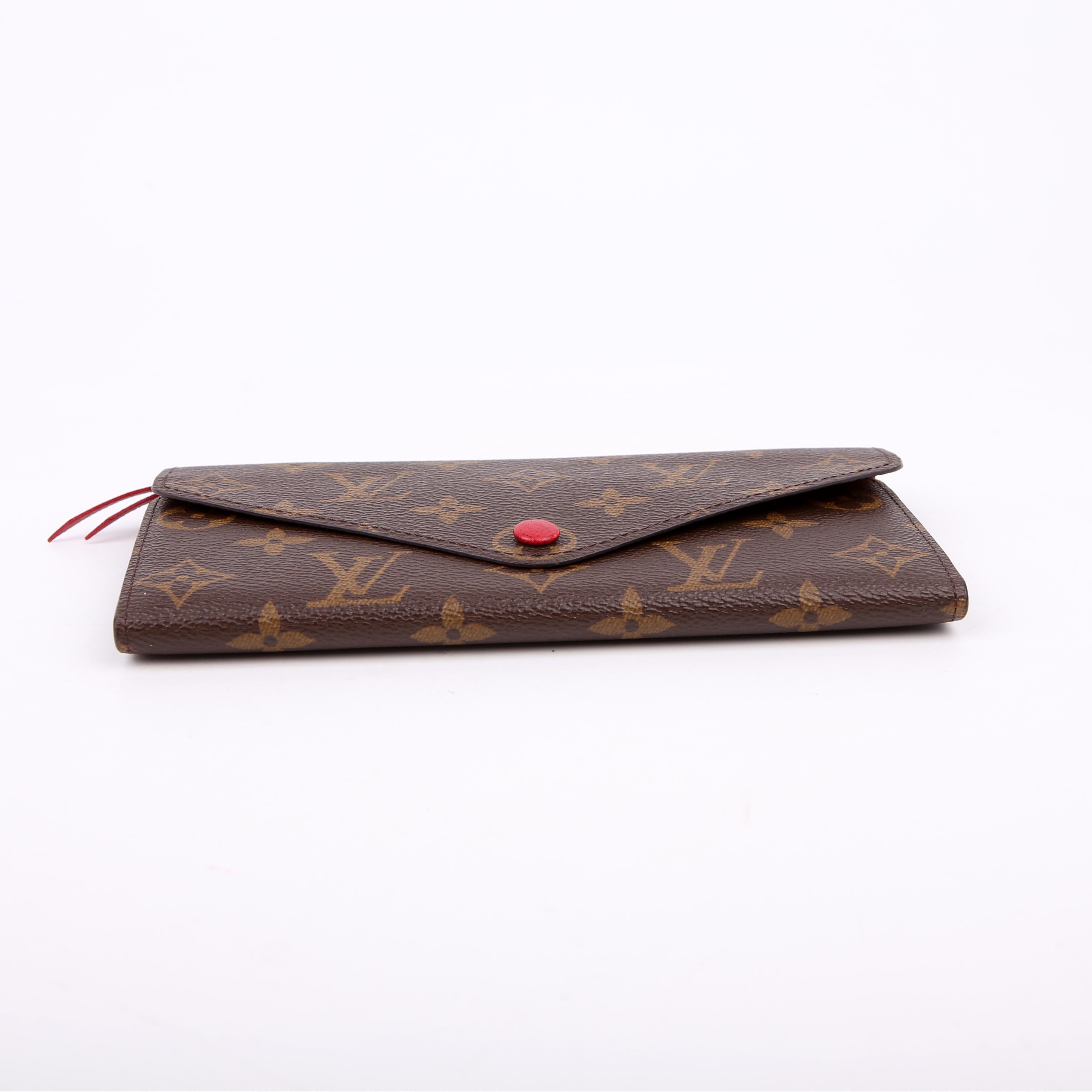 Louis Vuitton Josephine Wallet Monogram Red