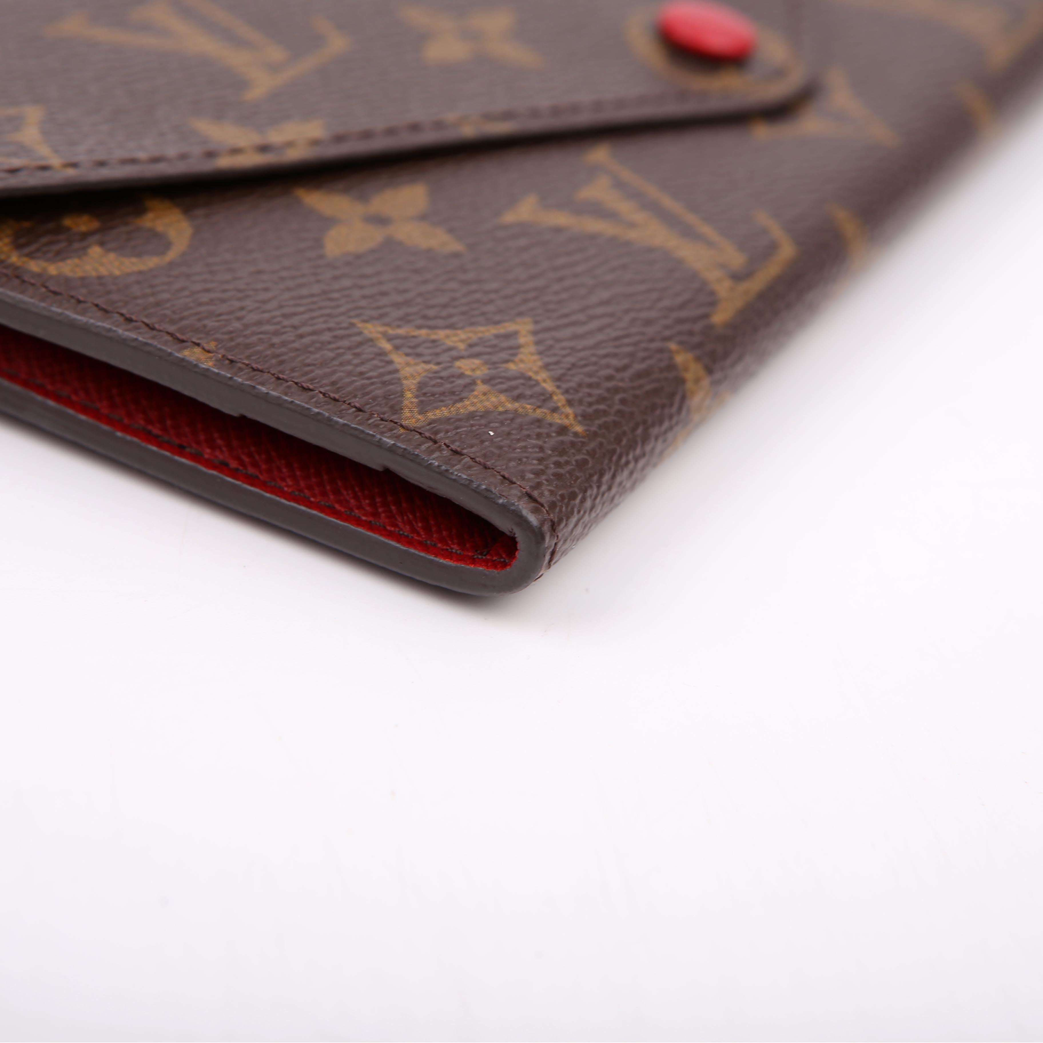 Louis Vuitton Josephine Wallet Monogram Red