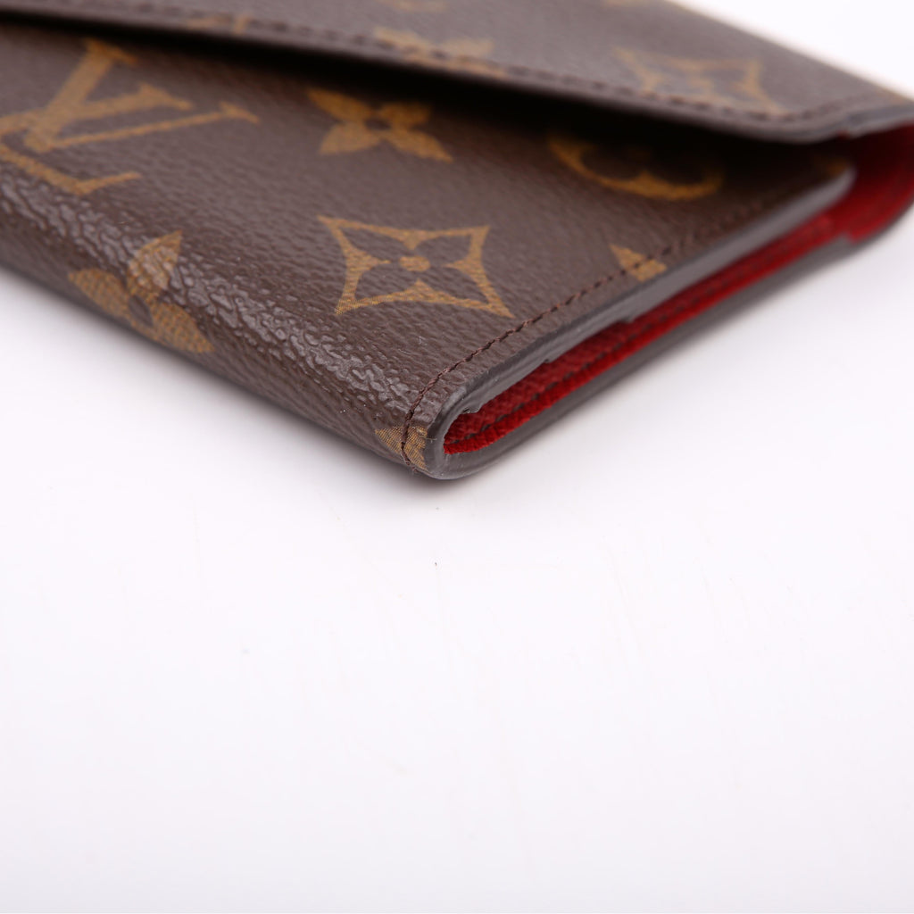Louis Vuitton Josephine Wallet Monogram Red