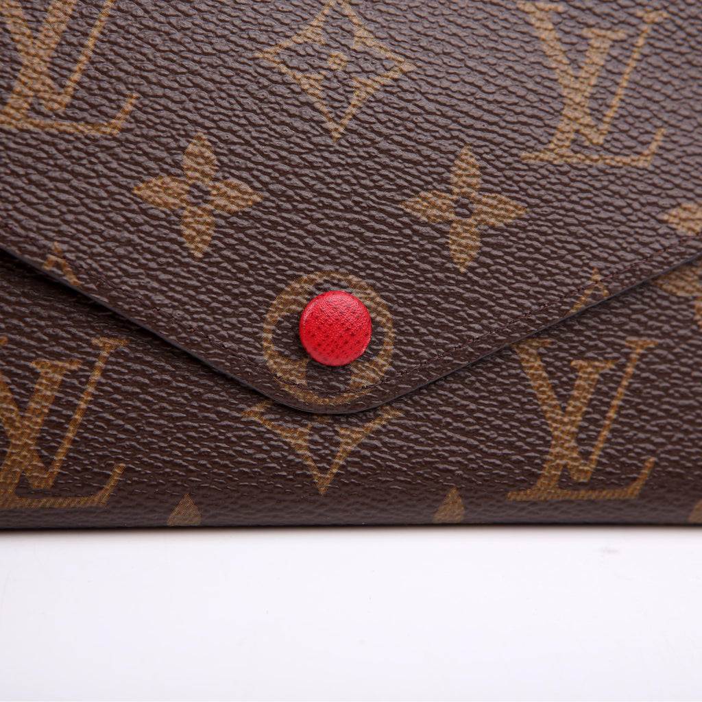 Louis Vuitton Josephine Wallet Monogram Red