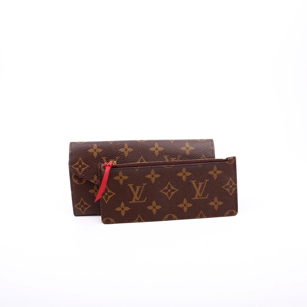 Louis Vuitton Josephine Wallet Monogram Red