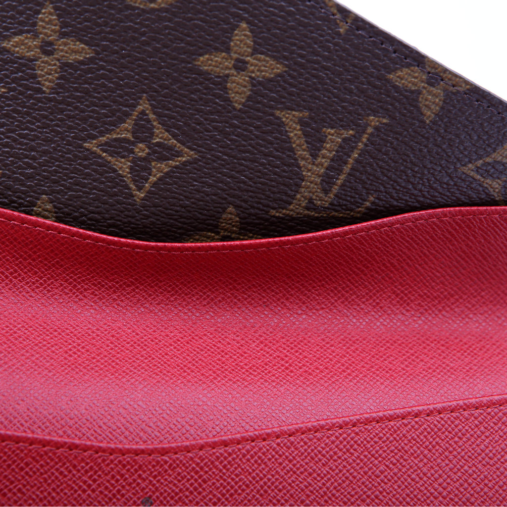 Louis Vuitton Josephine Wallet Monogram Red
