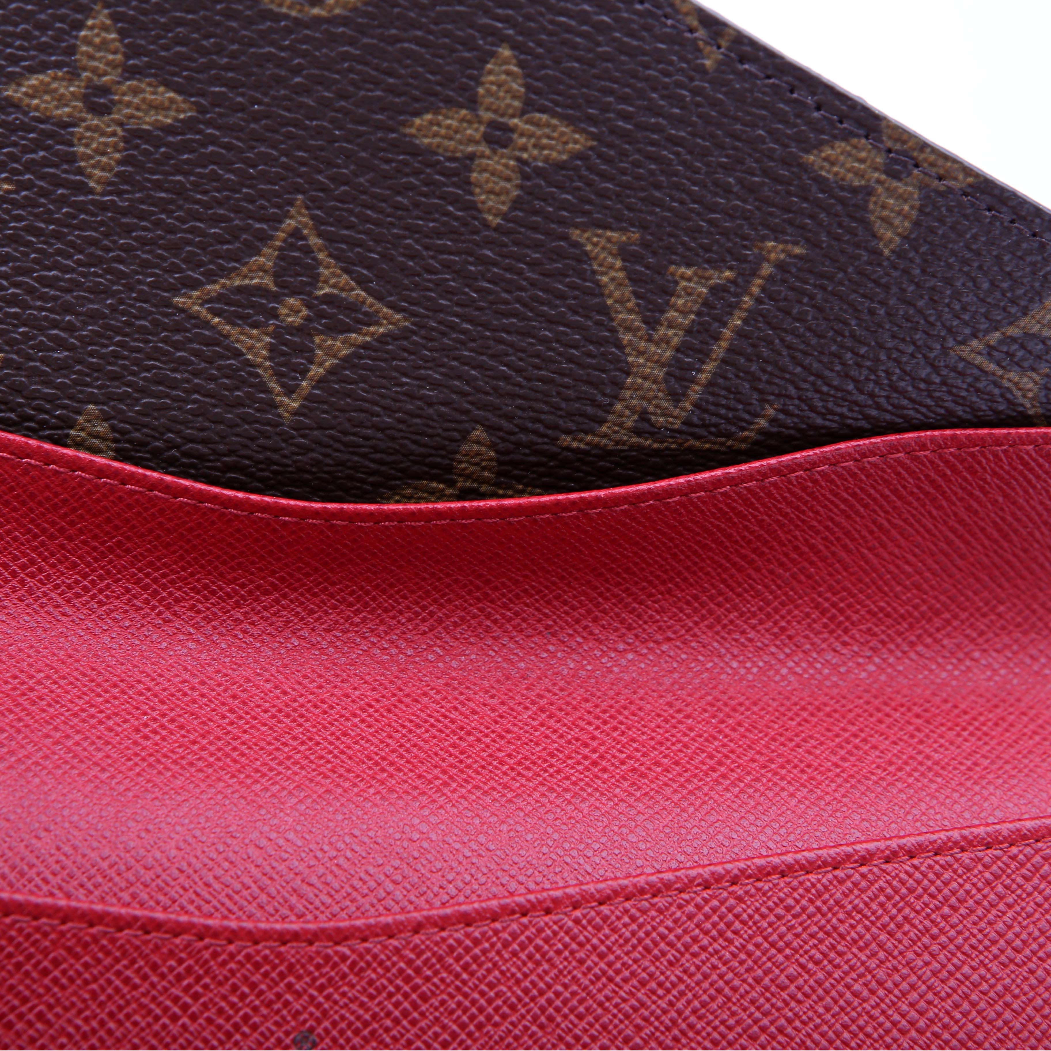 Louis Vuitton Josephine Wallet Monogram Red