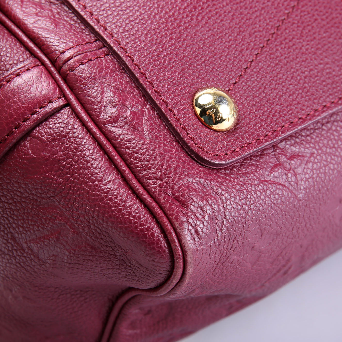 Louis Vuitton Speedy 25 With Strap Empreinte Burgundy