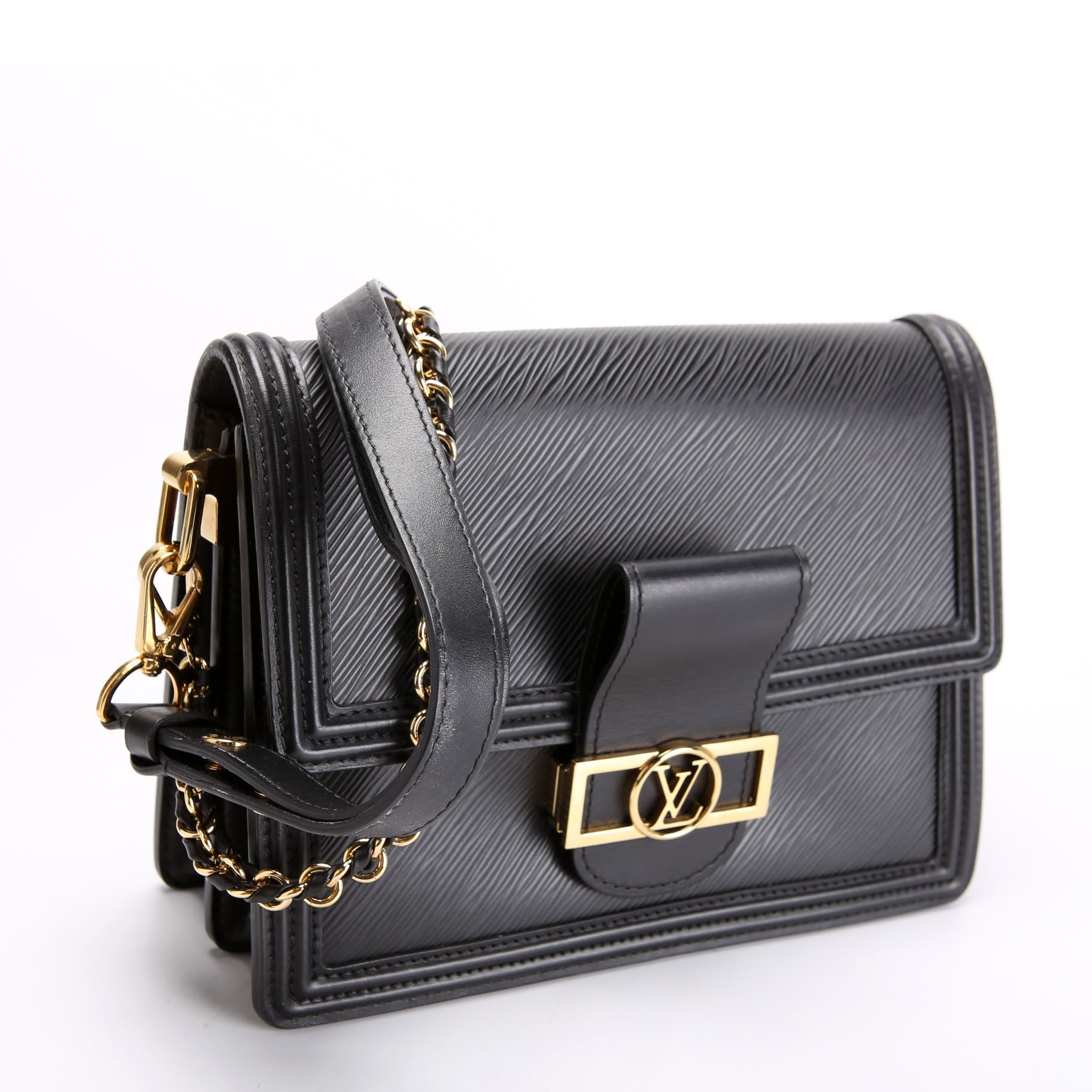 Louis Vuitton Dauphine MM Epi Black