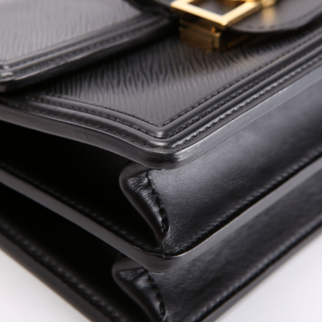 Louis Vuitton Dauphine MM Epi Black
