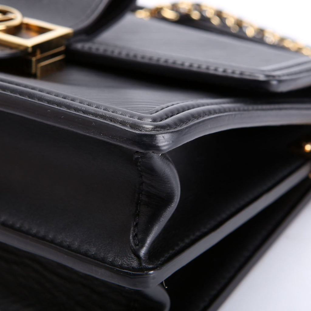 Louis Vuitton Dauphine MM Epi Black