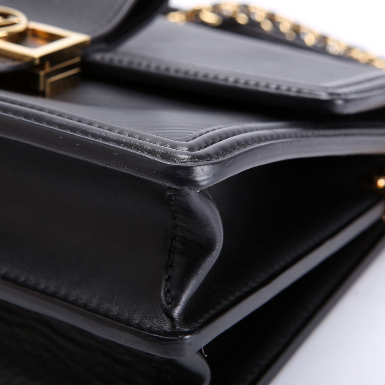 Louis Vuitton Dauphine MM Epi Black