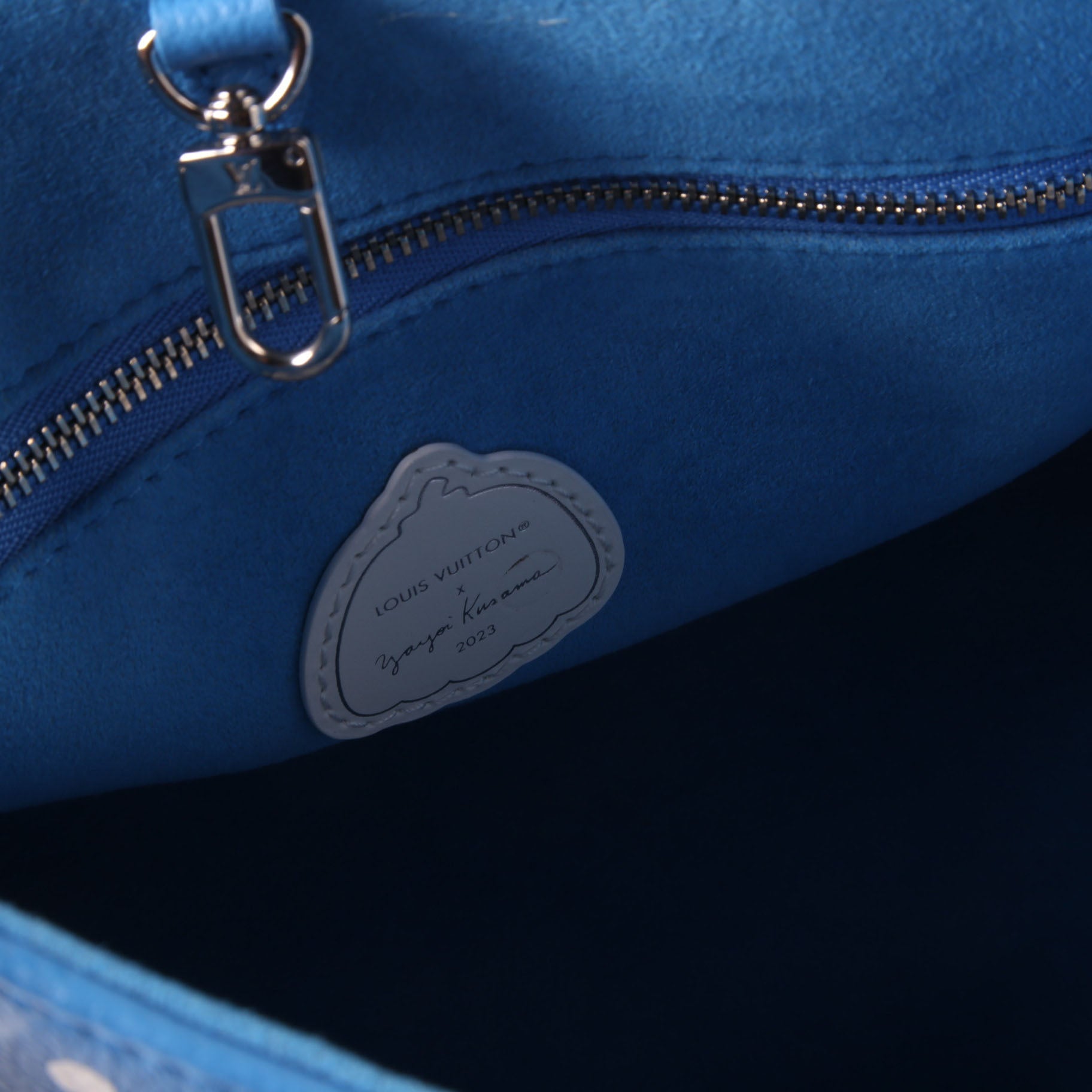 Louis Vuitton ONTHEGO PM Infinity Dots Empreinte Blue