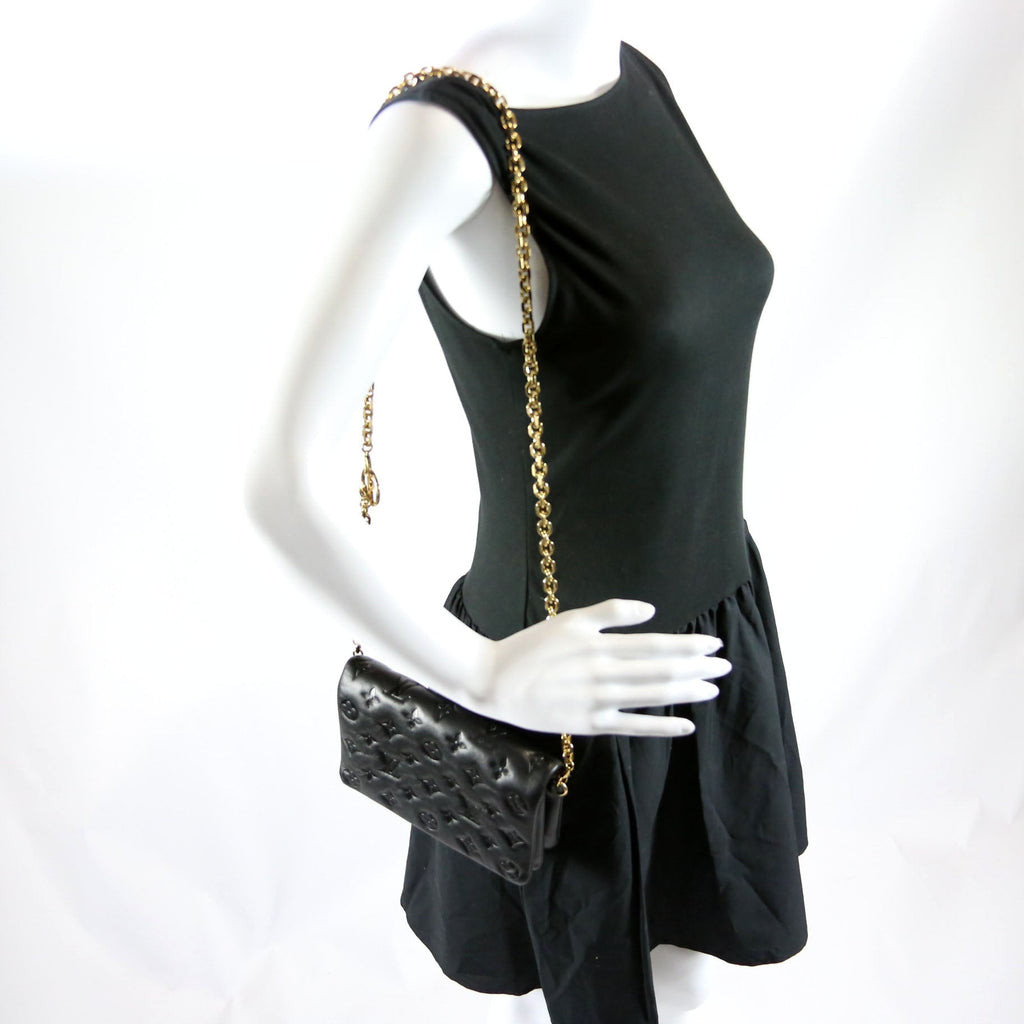 Louis Vuitton Pochette Coussin Black