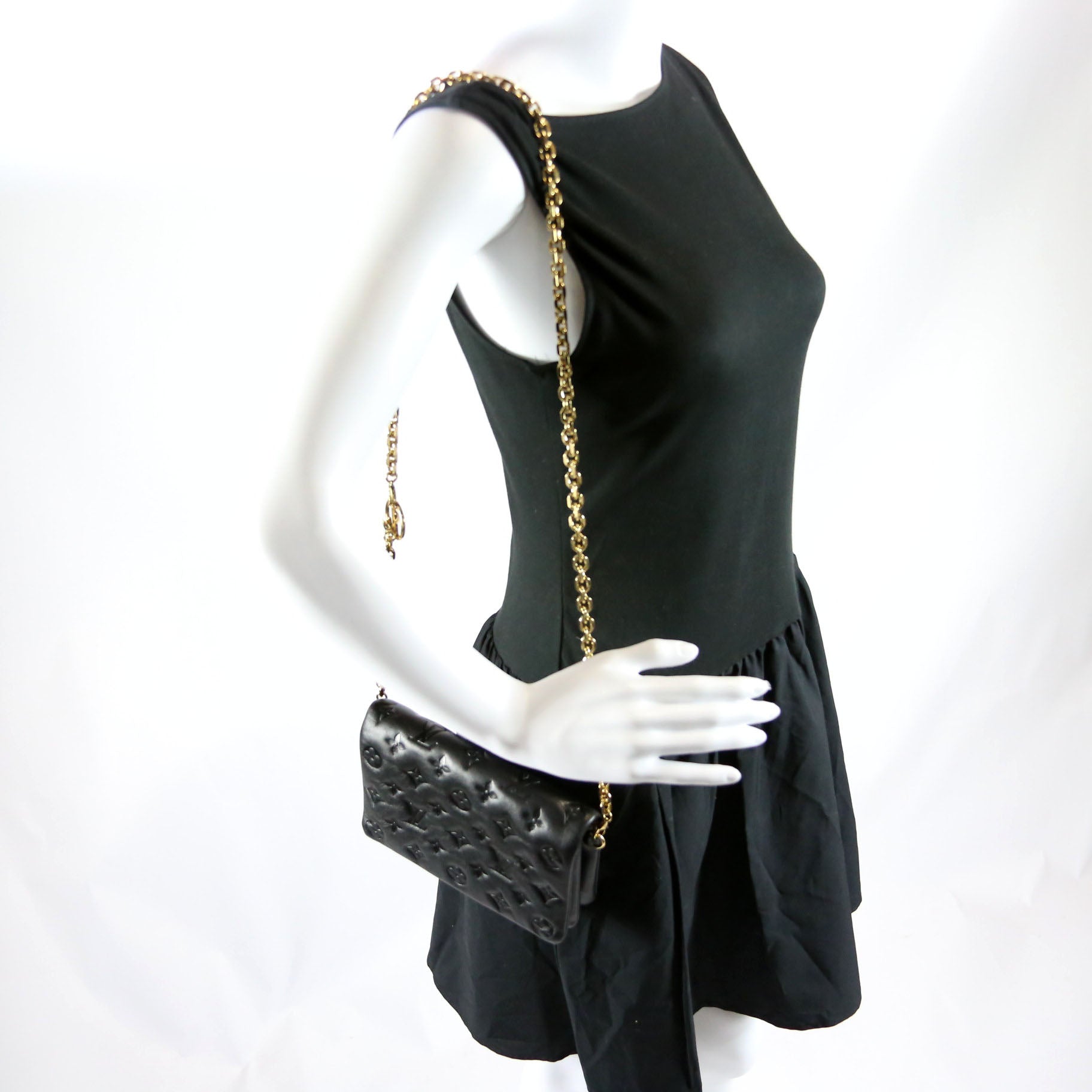 Louis Vuitton Pochette Coussin Black