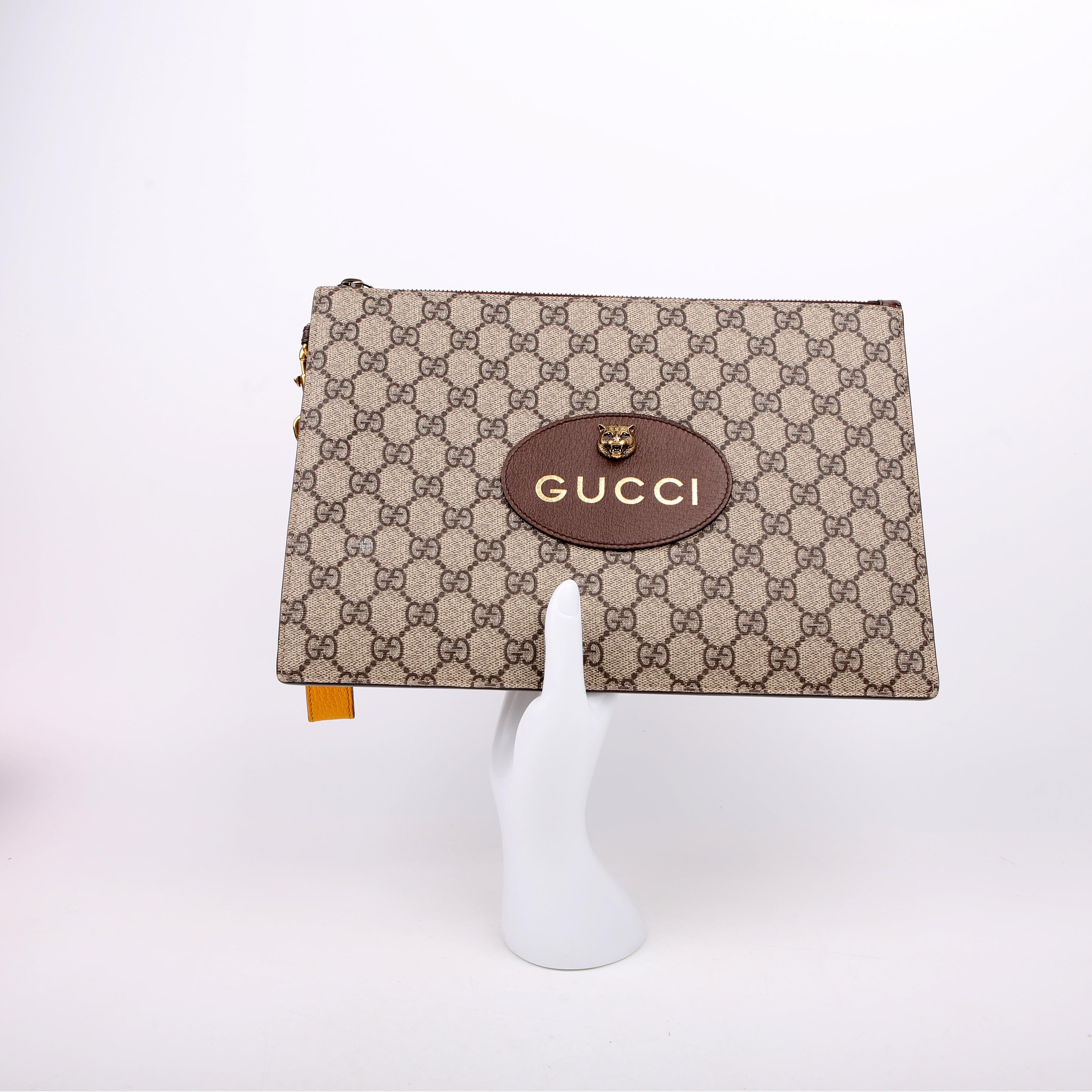 Gucci 473956 Neo Vintage Pouch Brown