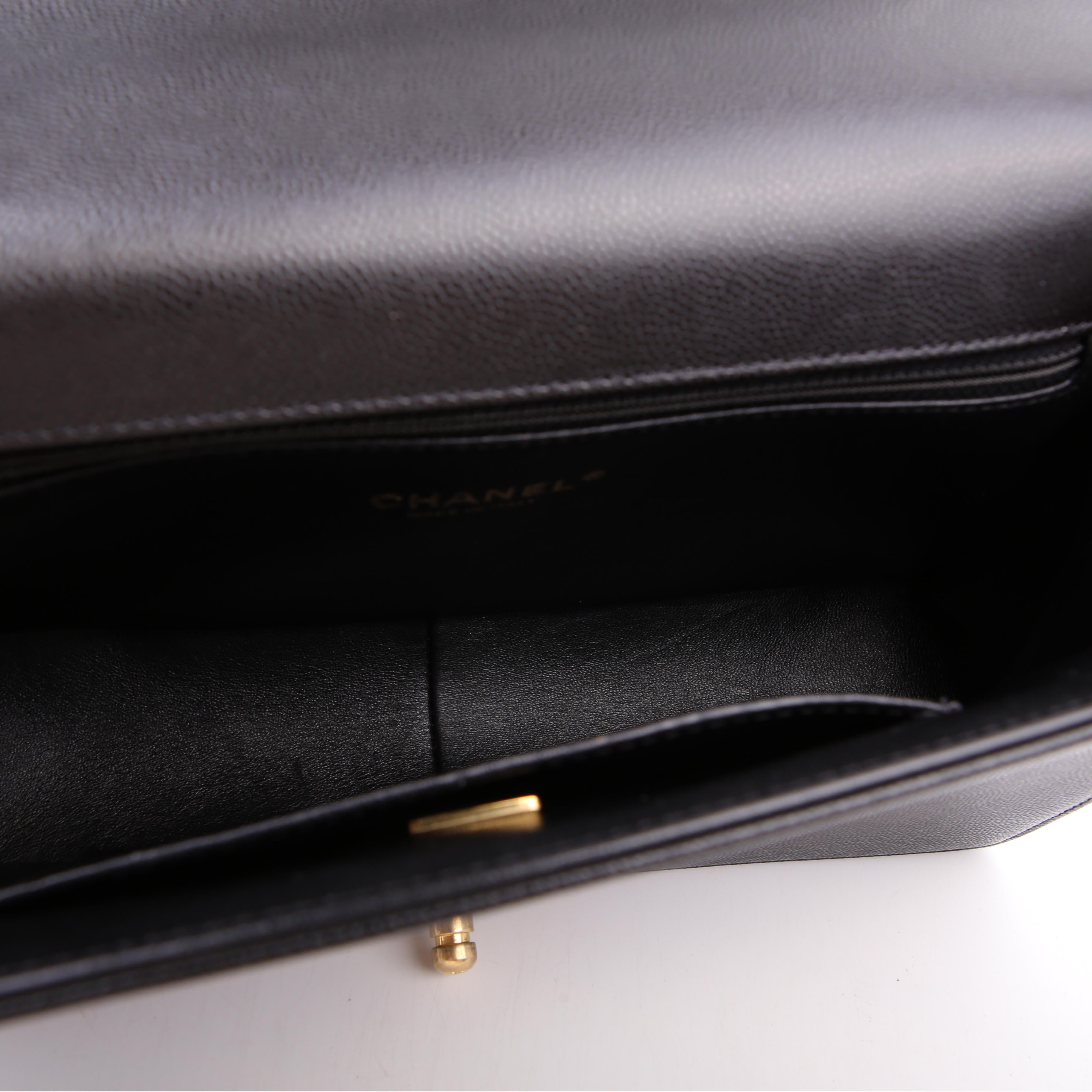 Chanel Boy Flap Large Caviar RFID Black
