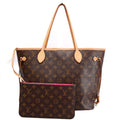 Louis Vuitton Neverfull With Wallet MM Monogram