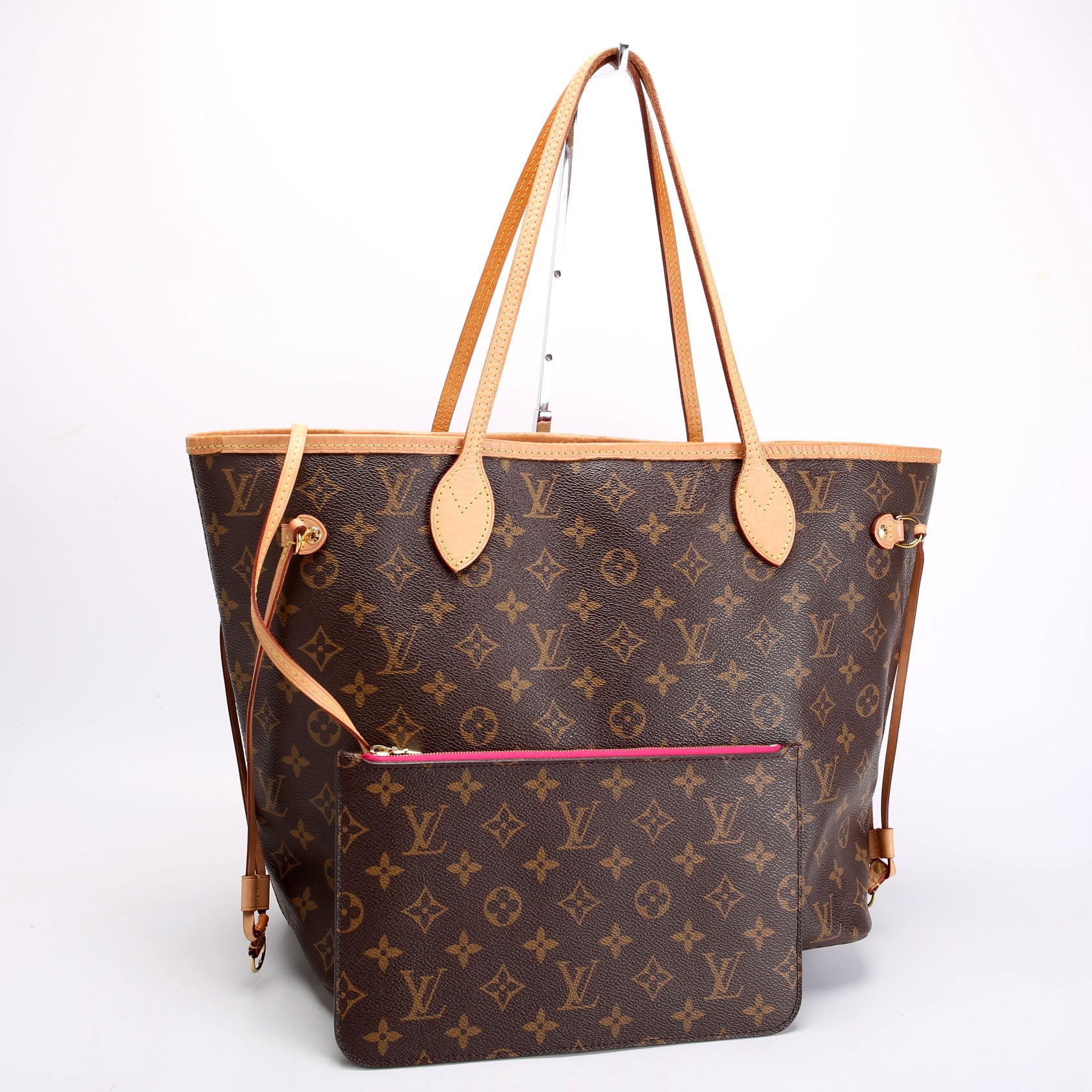 Louis Vuitton Neverfull With Wallet MM Monogram