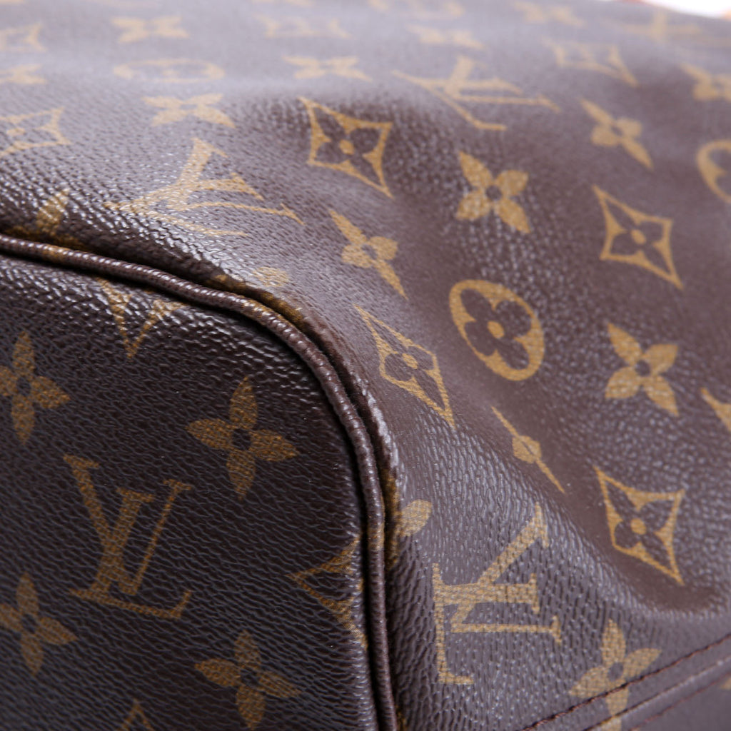 Louis Vuitton Neverfull With Wallet MM Monogram
