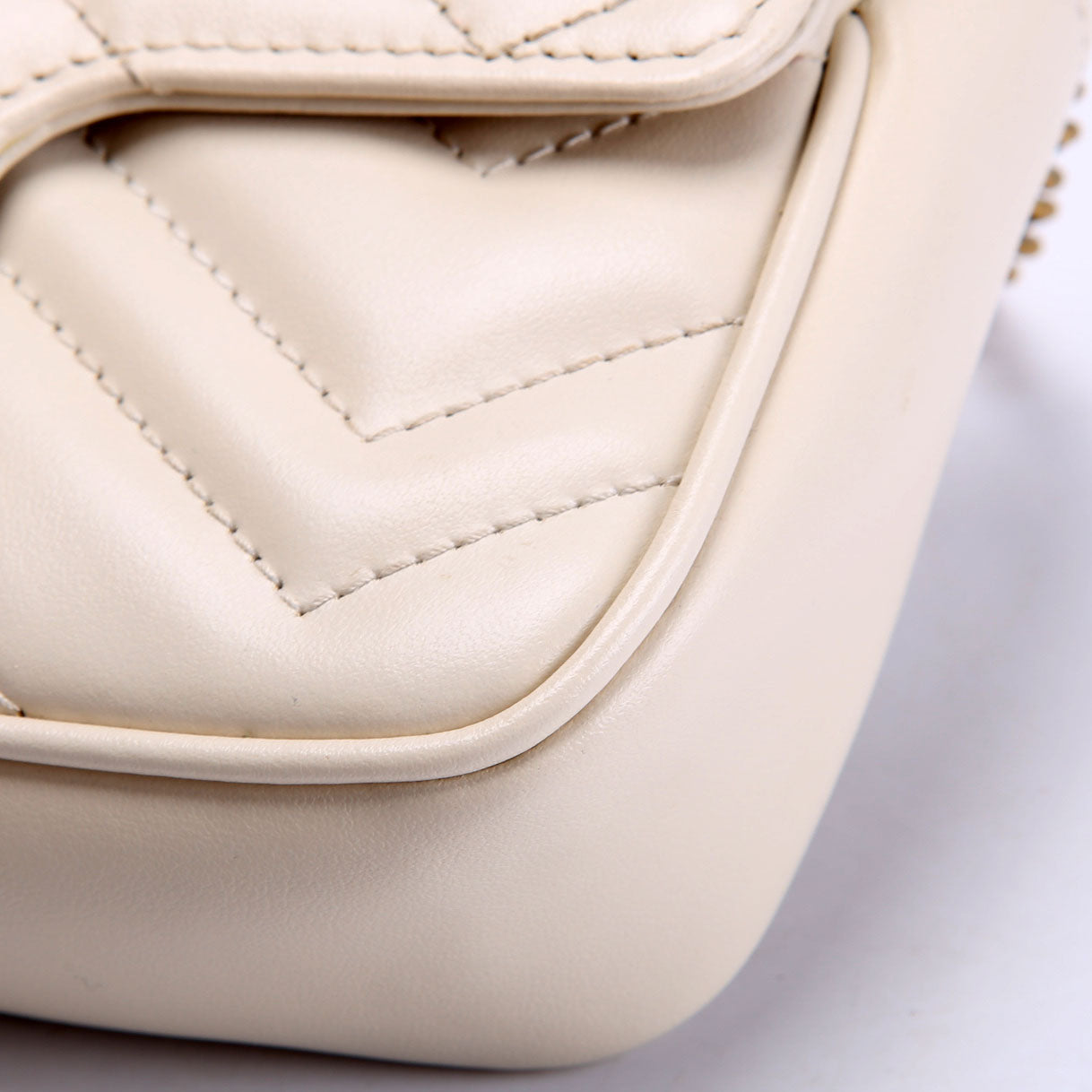 Gucci 476433 Marmont Leather Super Mini Flap
