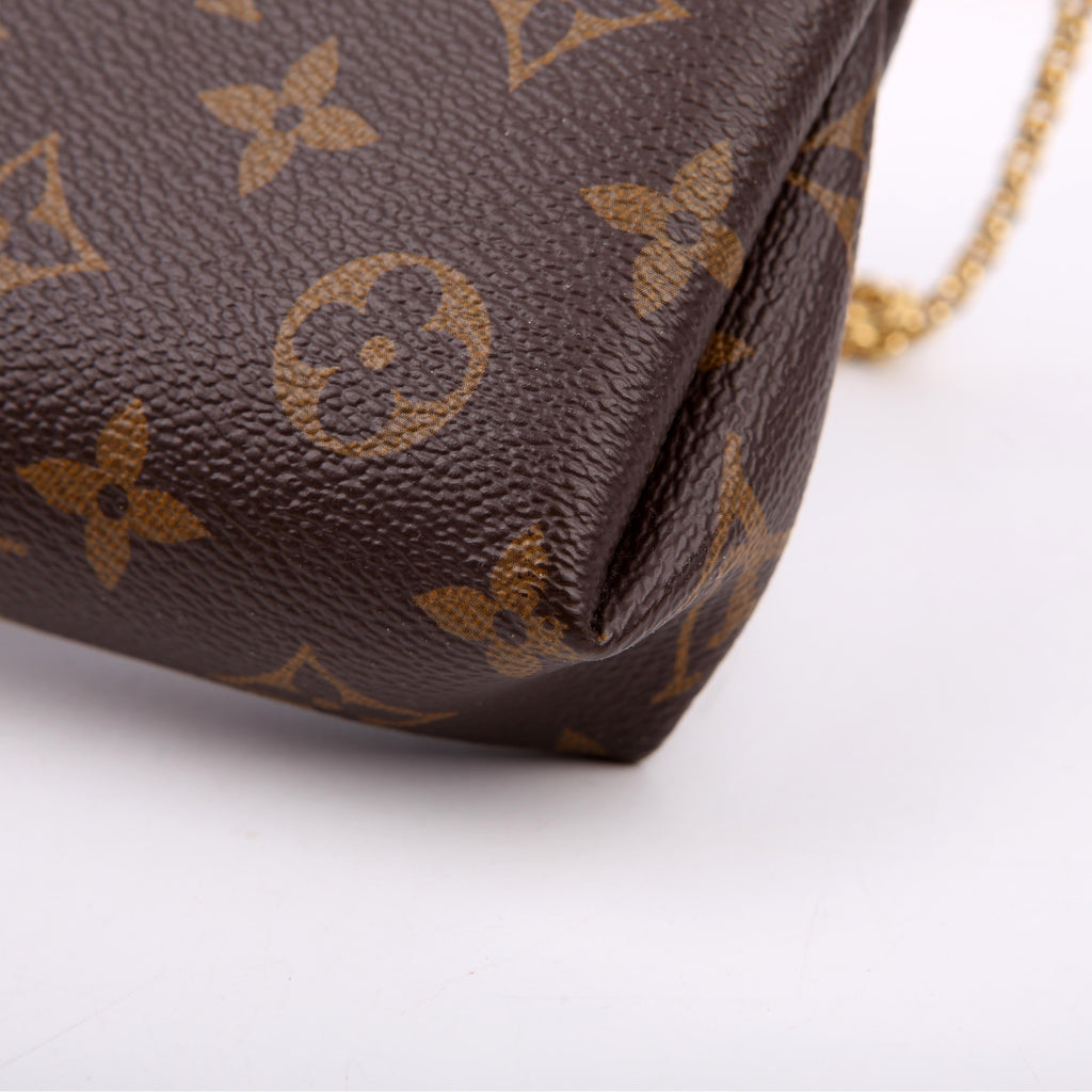 Louis Vuitton Pallas Clutch Monogram Red