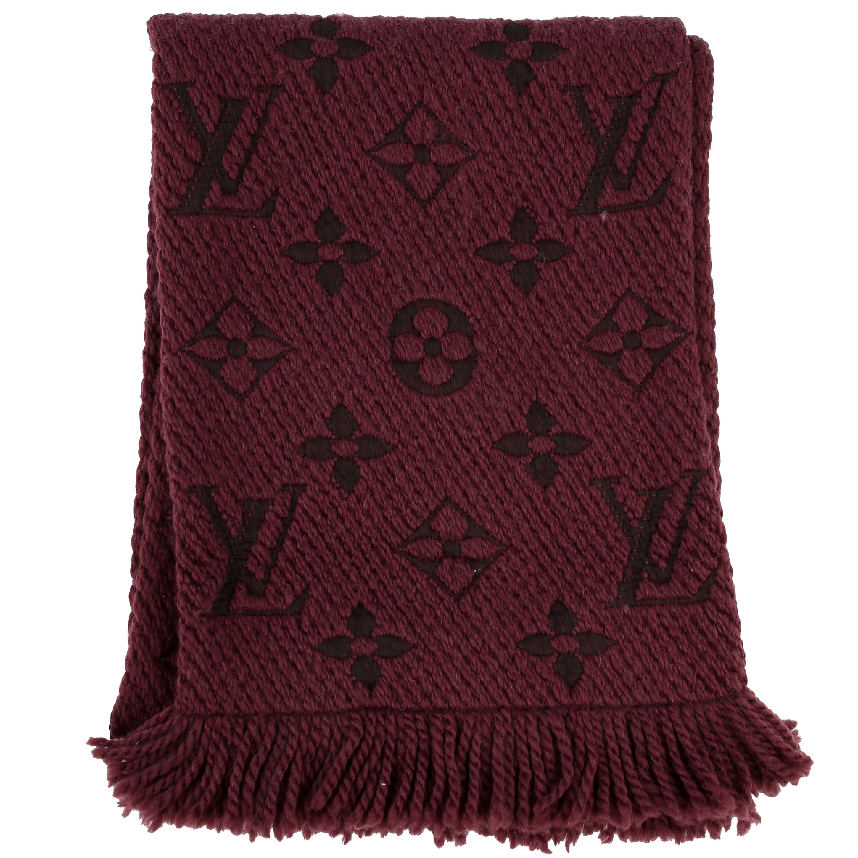 Louis Vuitton Logomania Wool/Silk Scarf