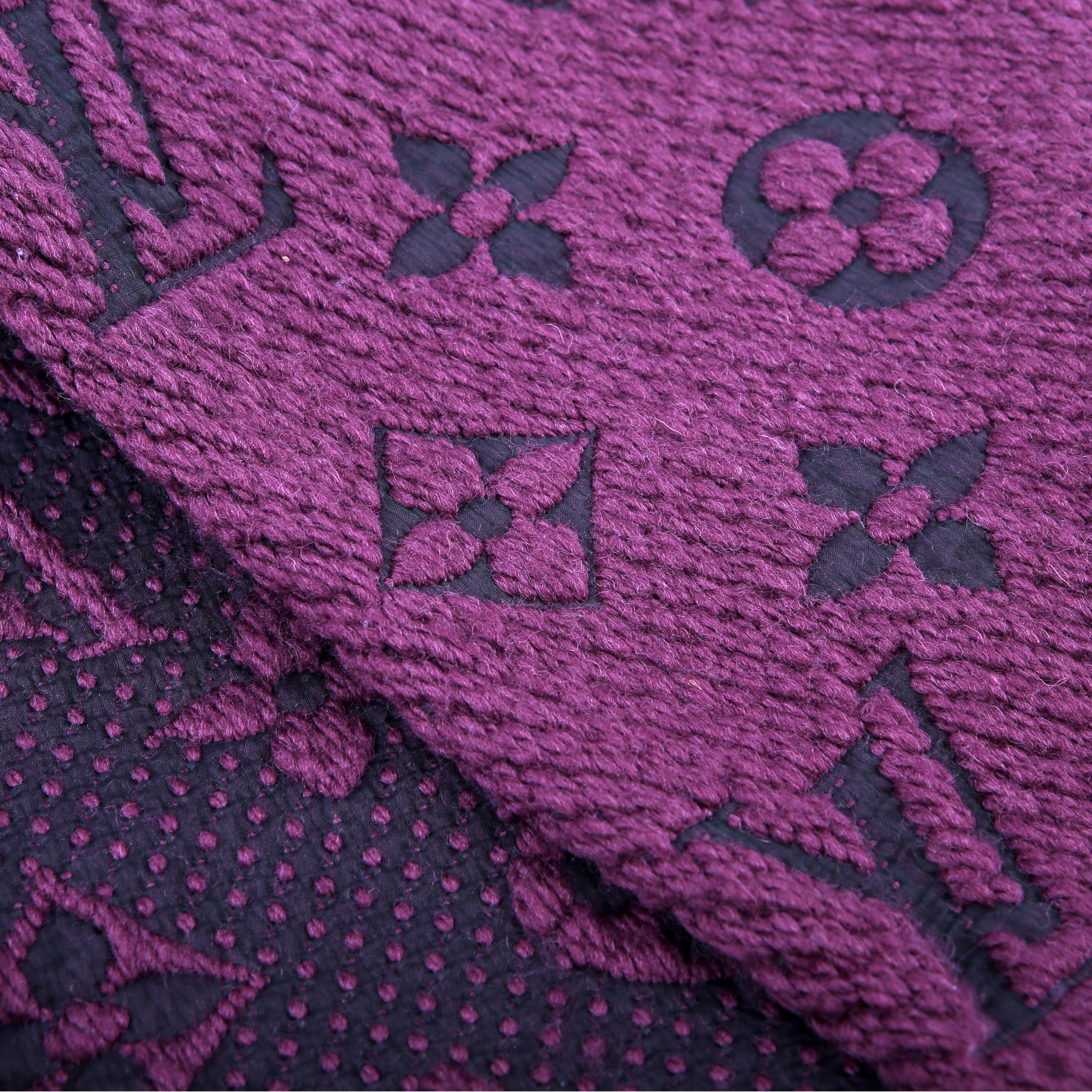 Louis Vuitton Logomania Wool/Silk Scarf