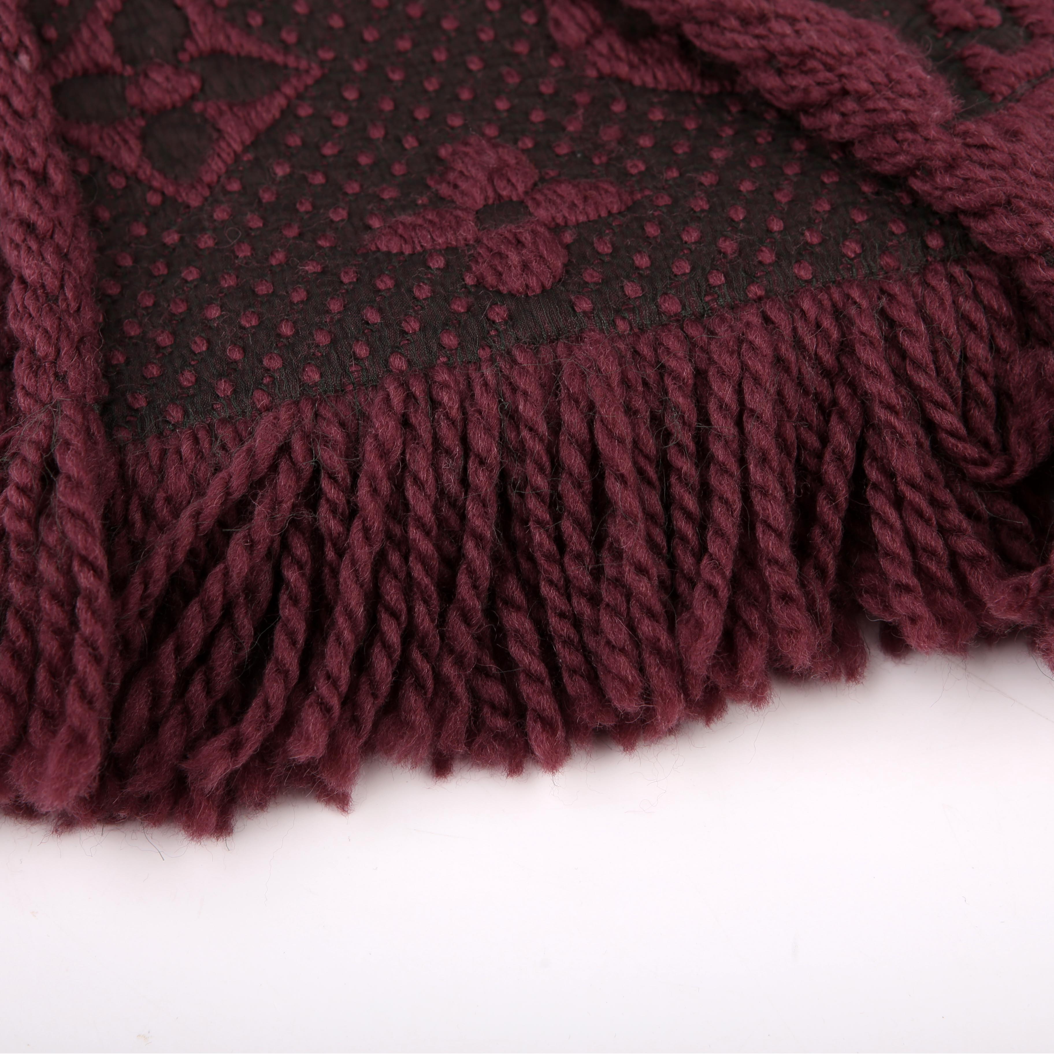 Louis Vuitton Logomania Wool/Silk Scarf