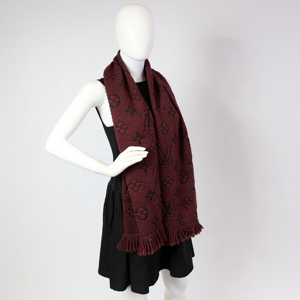 Louis Vuitton Logomania Wool/Silk Scarf