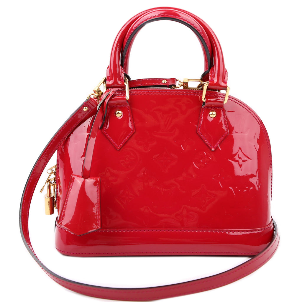Louis Vuitton Alma BB Vernis Pink