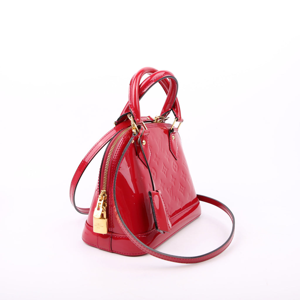 Louis Vuitton Alma BB Vernis Pink