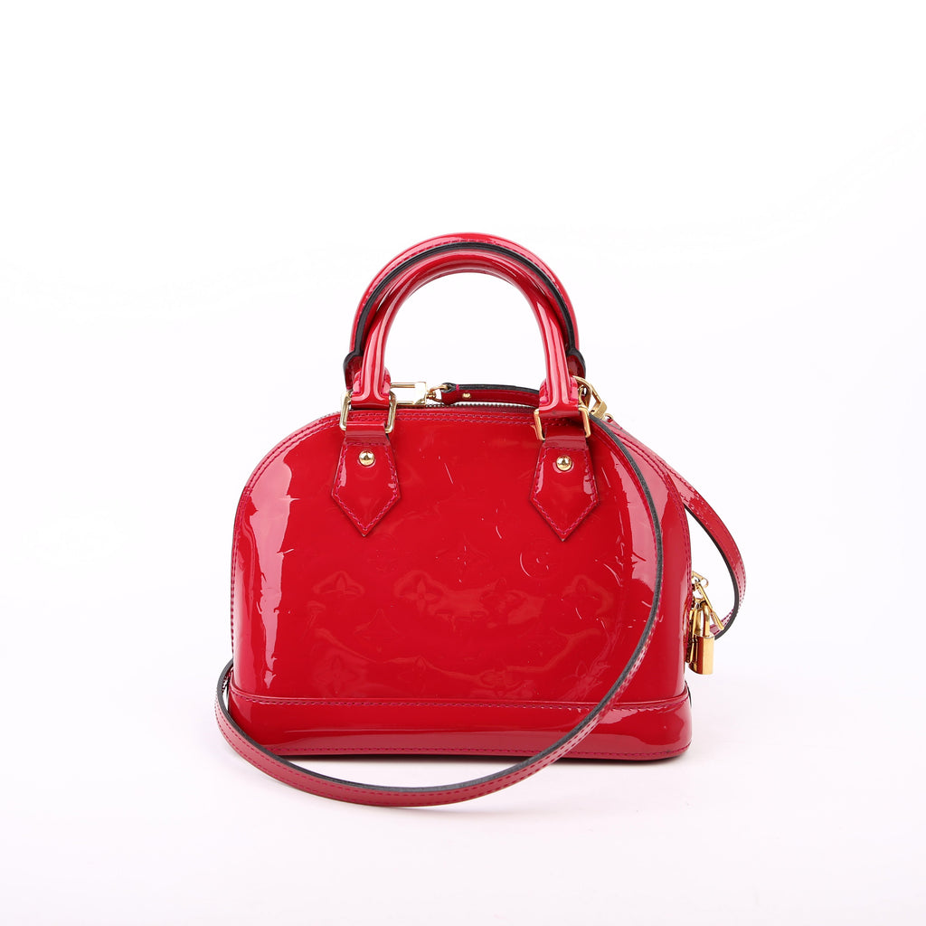 Louis Vuitton Alma BB Vernis Pink