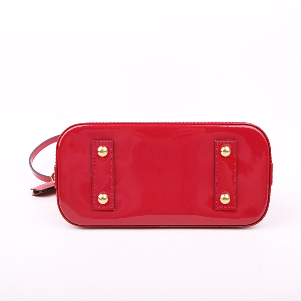 Louis Vuitton Alma BB Vernis Pink