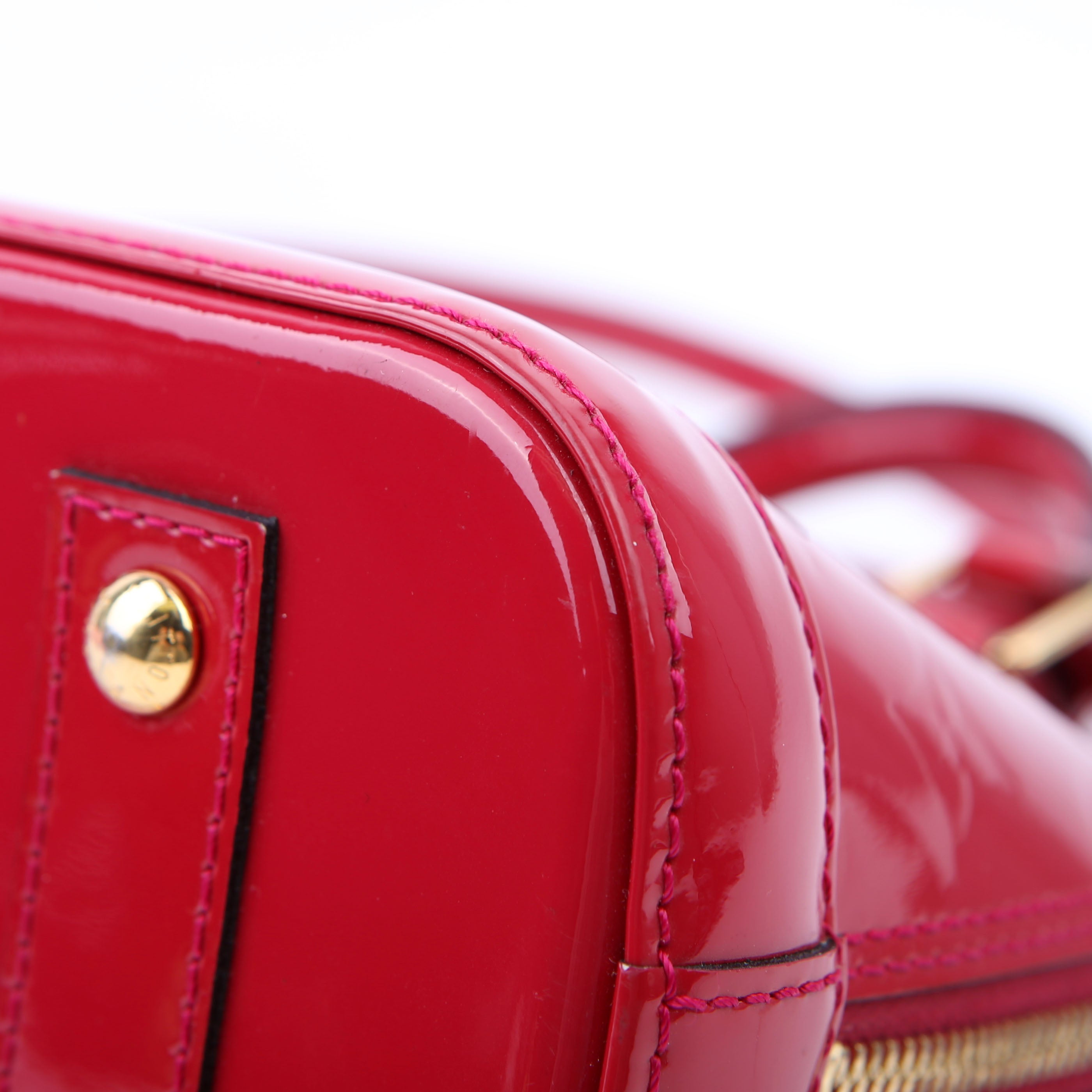 Louis Vuitton Alma BB Vernis Pink