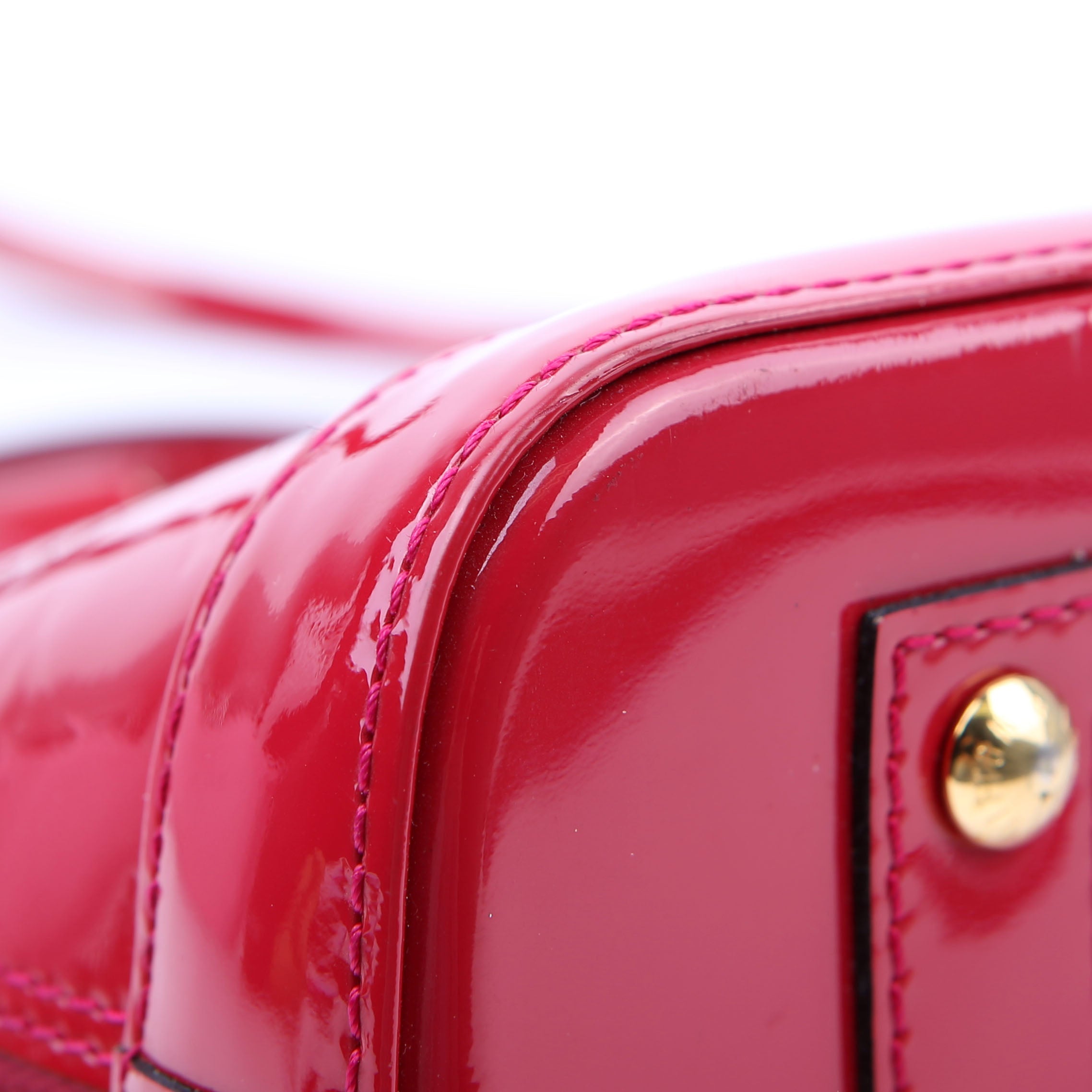 Louis Vuitton Alma BB Vernis Pink