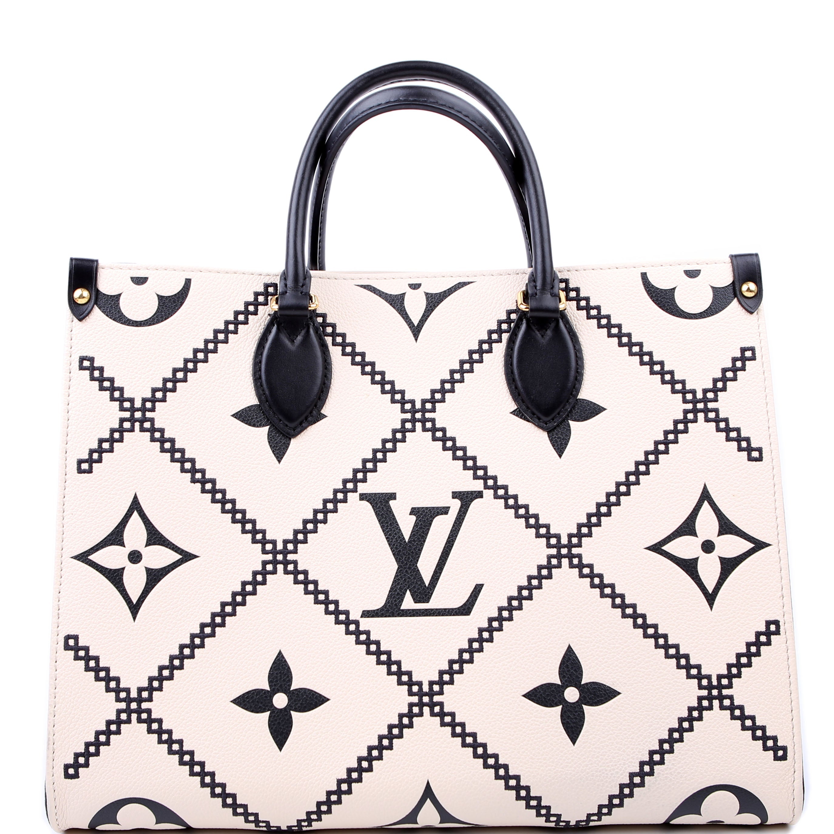 Louis Vuitton ONTHEGO MM Empreinte Broderies White/Black
